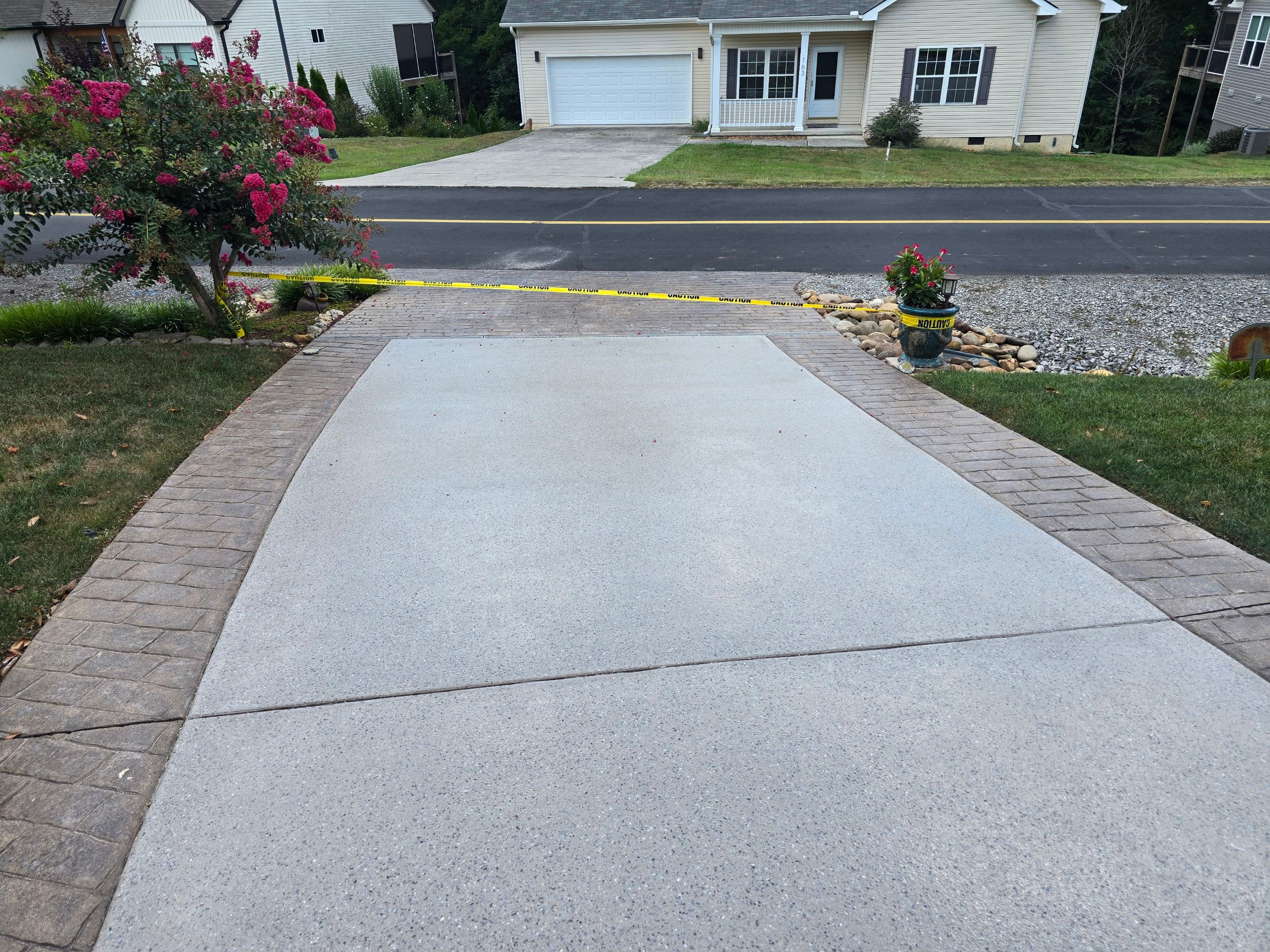 Driveway using Armadillo by Elite Floor Solutions