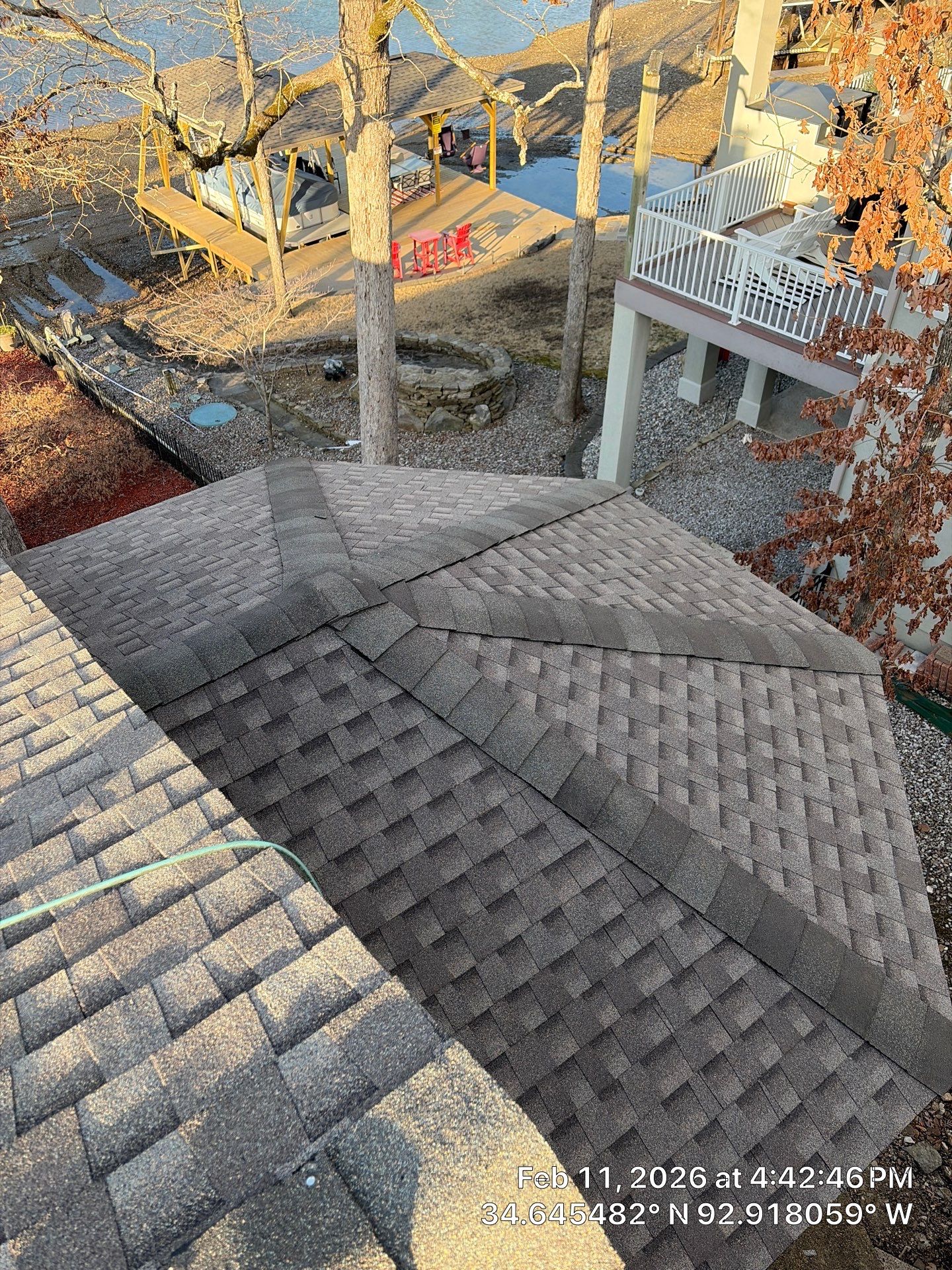 GAF Timberline HDZ Shingle Roof Installation in Hot Springs Village by Temple Roofing and Exteriors