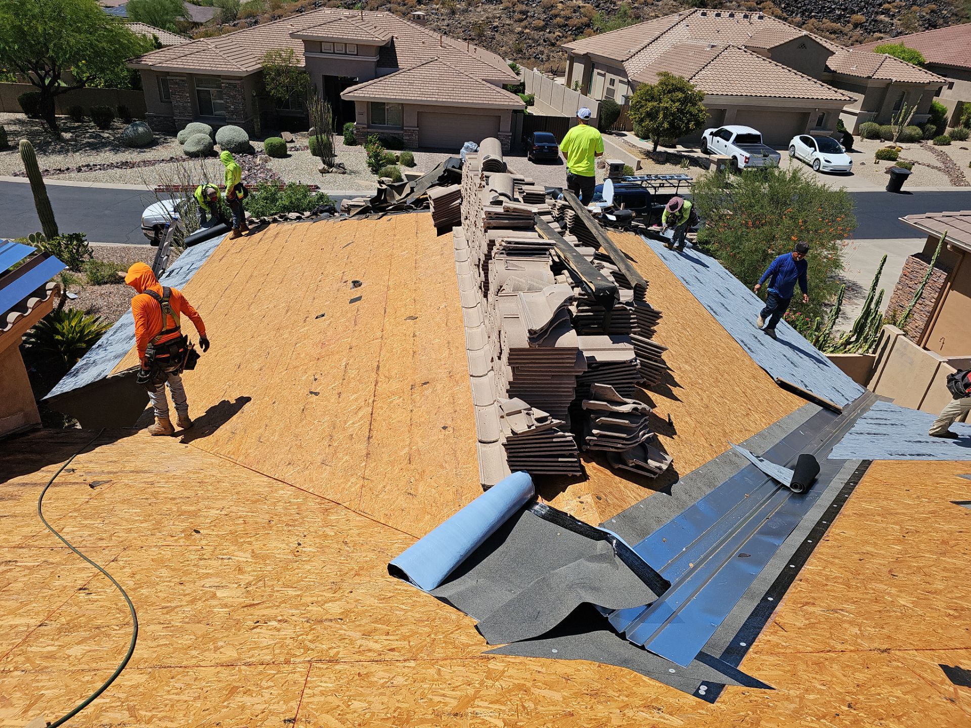 Concrete Tile Refelt by Weather-Tite Exteriors LLC