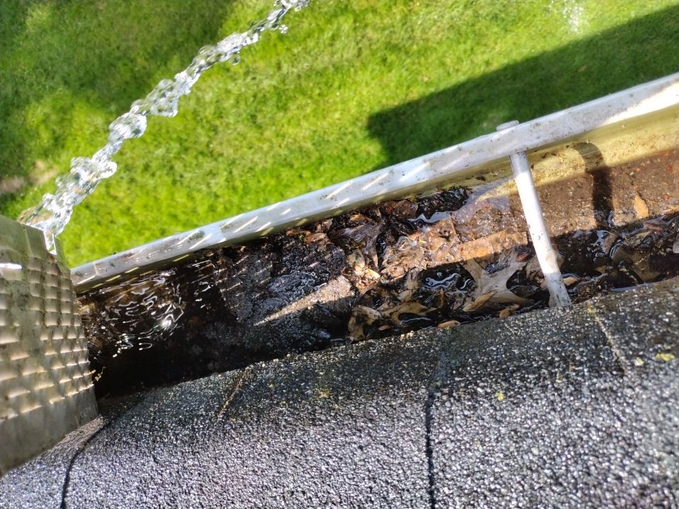 Gutter Cleaning & Gutter Guard Removal and Reinstallation at Residential Property in Montville, NJ 07045 by NJ Home Maintenance Services