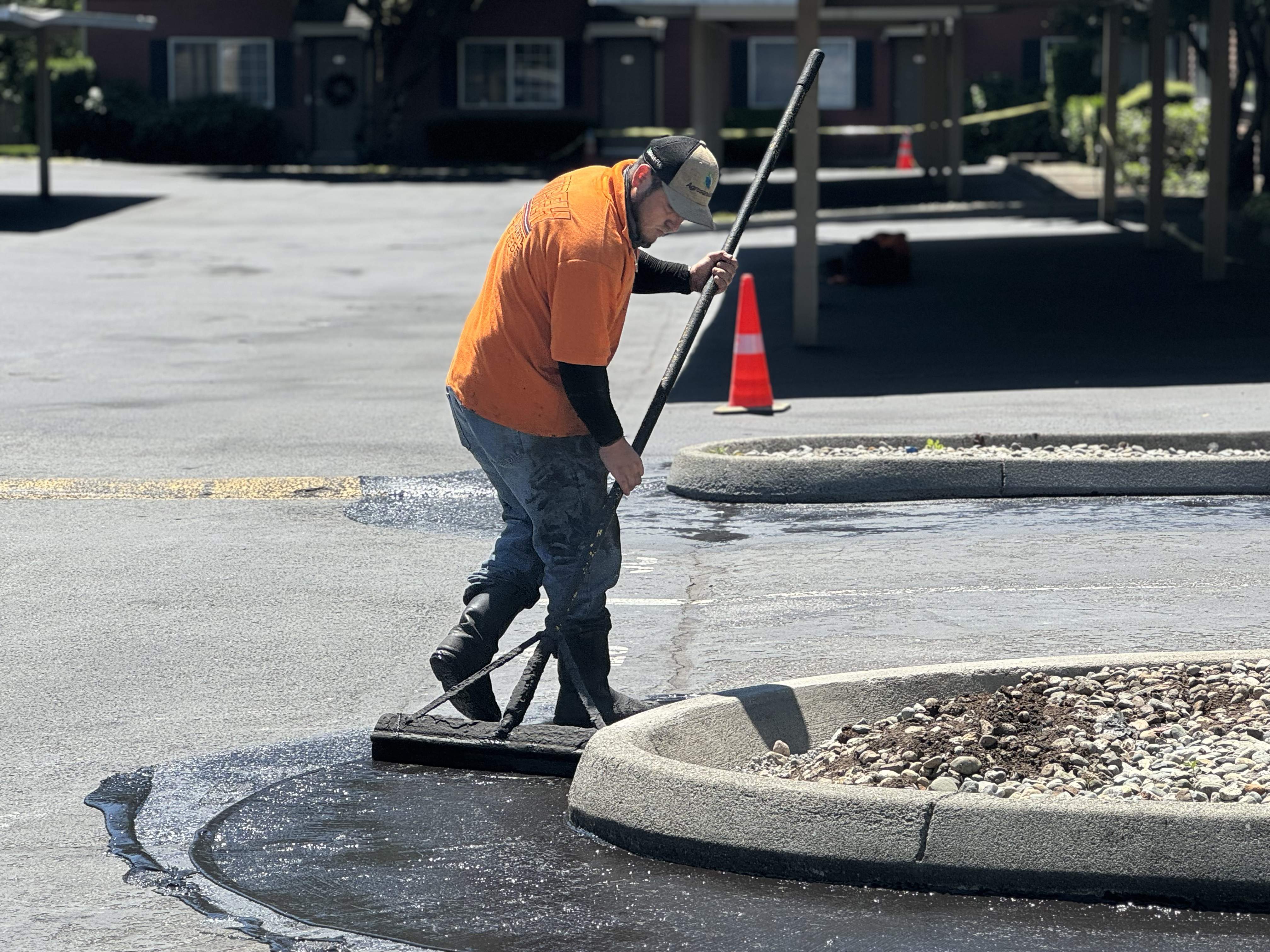 Townhomes On Center | Seal Coating & Striping by Jireh Asphalt & Concrete Inc 