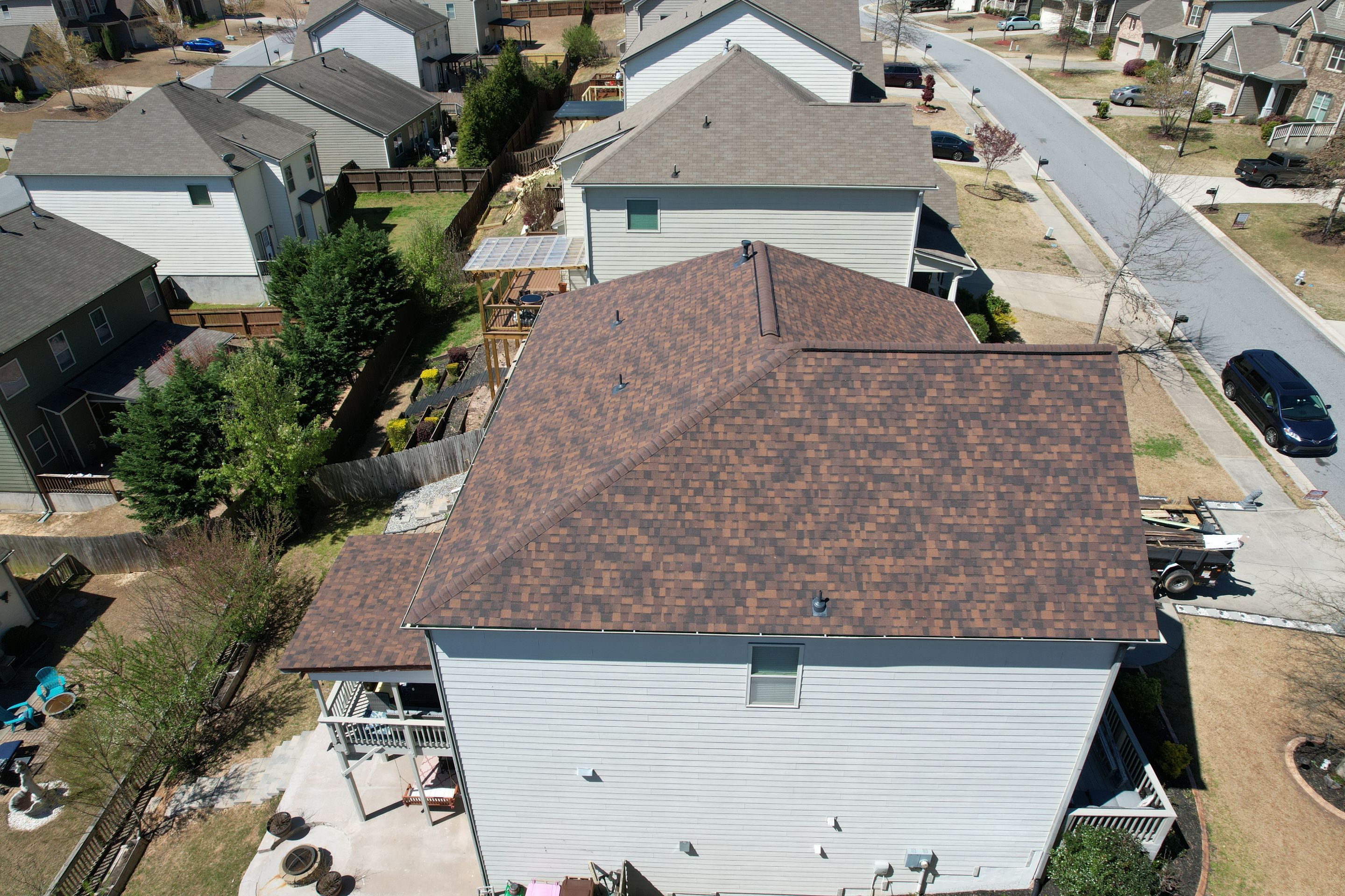 Residential Roofing Installation using Owens Corning by Inspector Roofing and Restoration