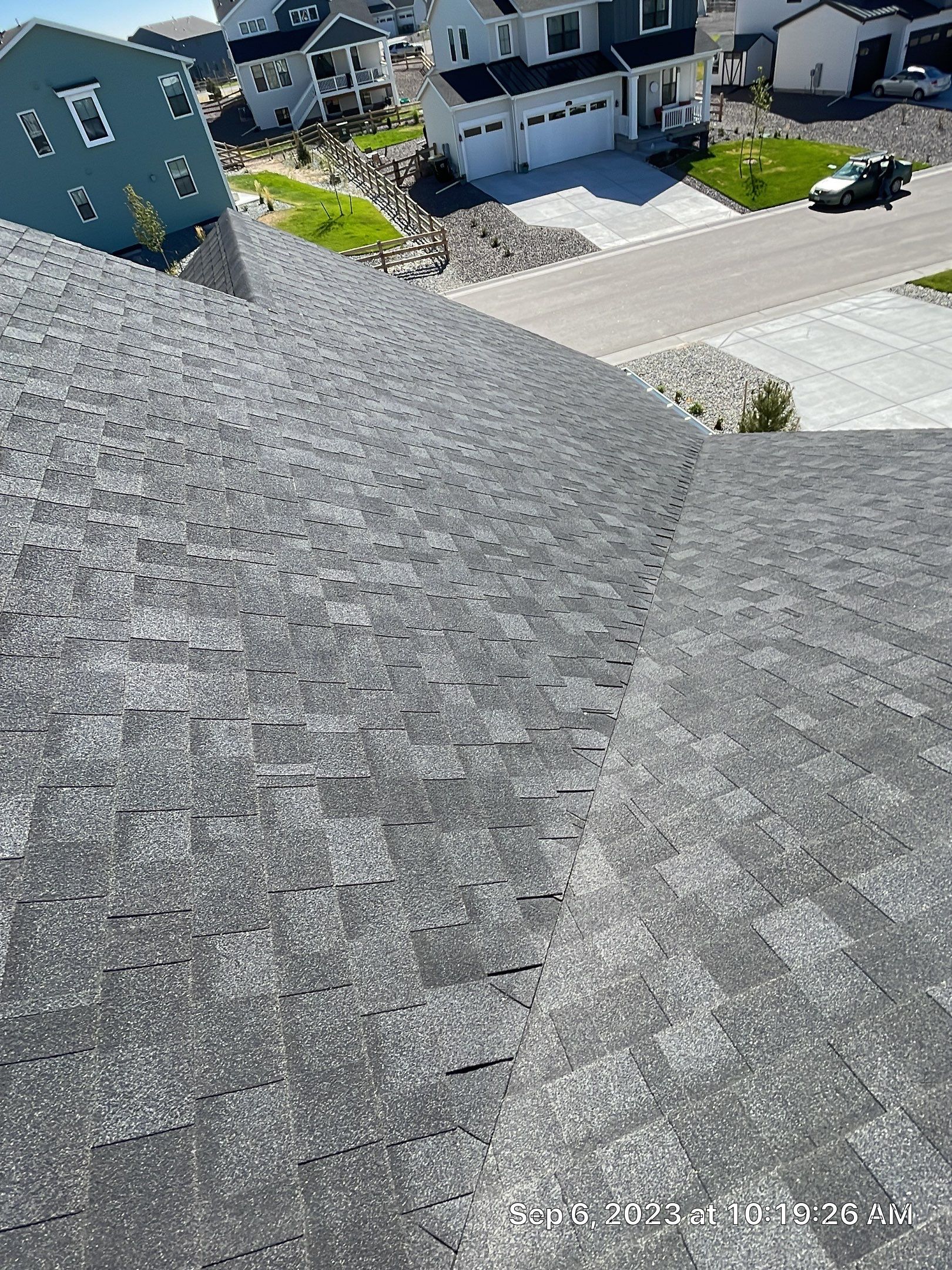 Residential Roofing Installation using Atlas Pinnacle Impact Black Shadow by Blue Peaks Roofing LLC 