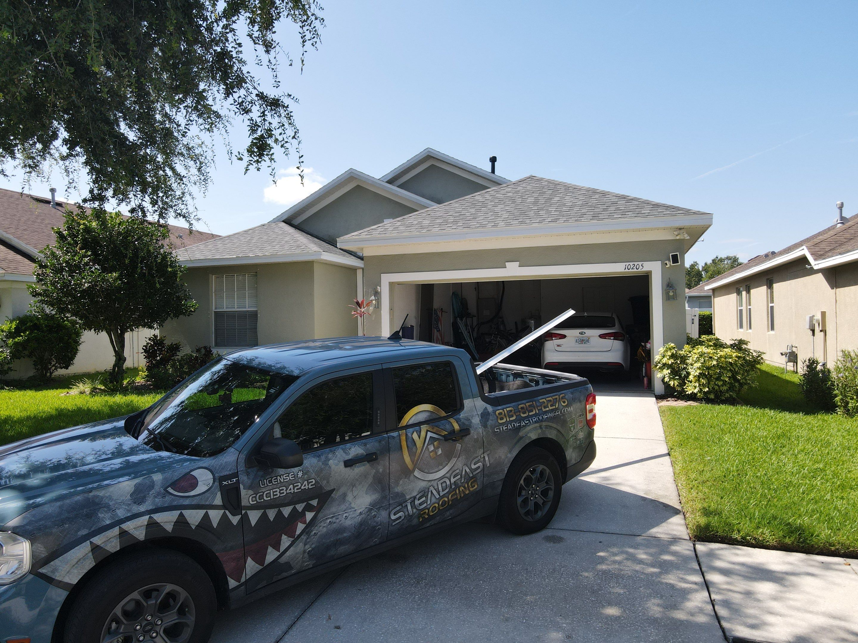 Roof Replacement in Riverview, FL. by Steadfast Roofing