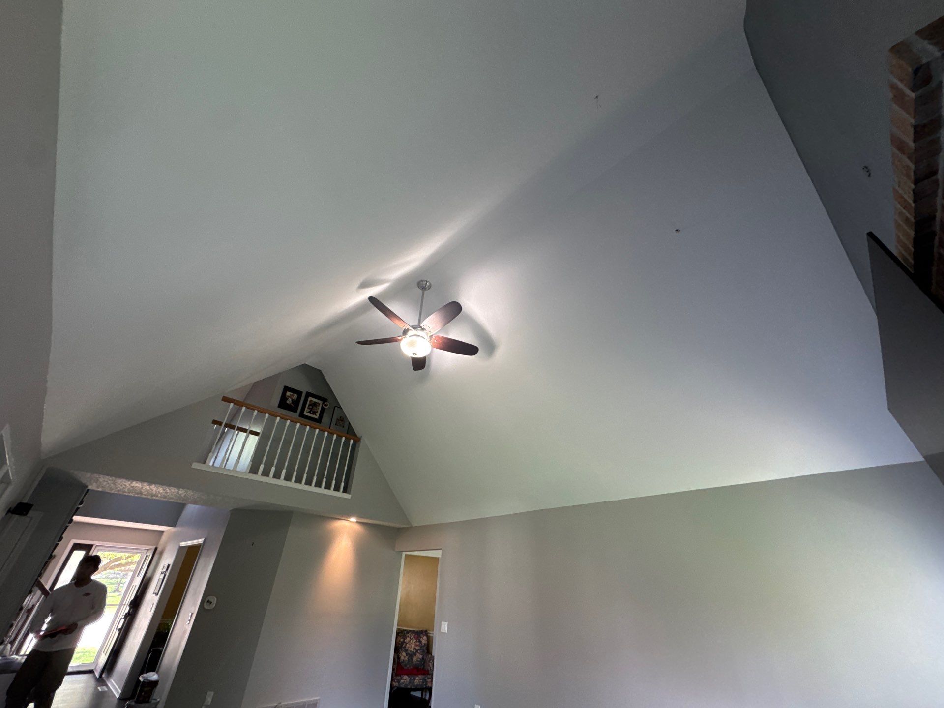 Residential Interior Repaint Walls After Drywall Work Done by Midwest Paint LLC