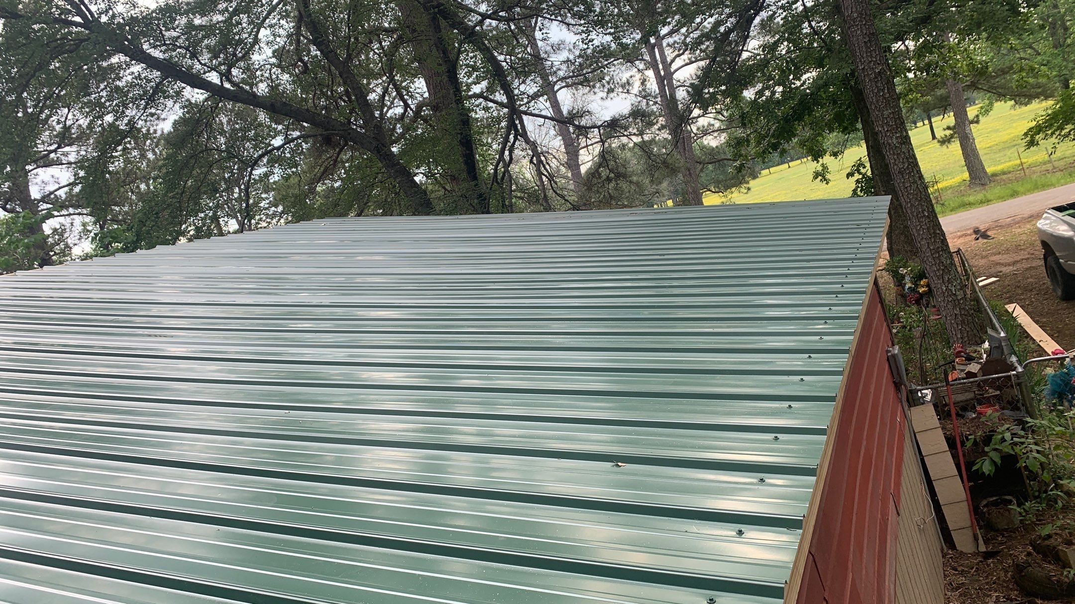 Residential Shingle Reroof using 29 gauge metal by Hostetler Roofing