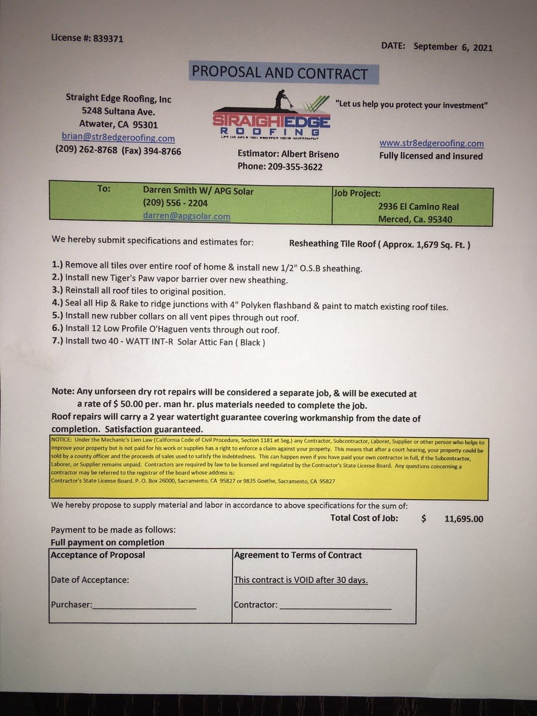 Sealant system over walk deck over house using Rubber coat and coatings by Straight Edge Roofing Inc