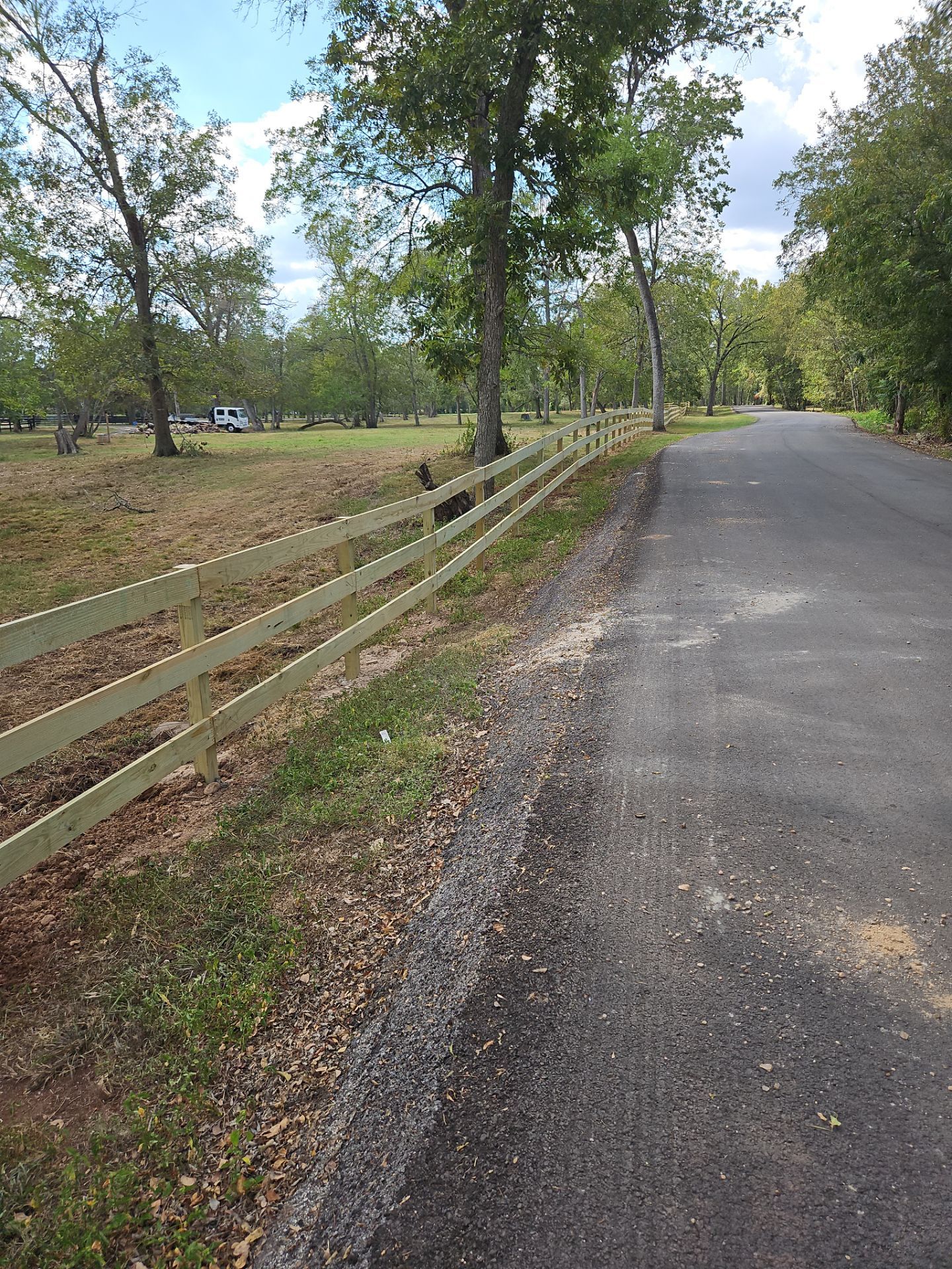 Ranch Style fence Plus Iron installation by Tim's Fences