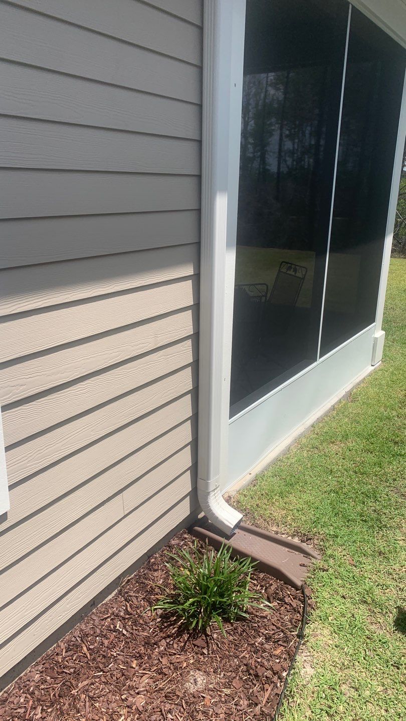 Seamless Gutter Installation Using 6 Inch K-Style Seamless Gutters by Gutter Professors