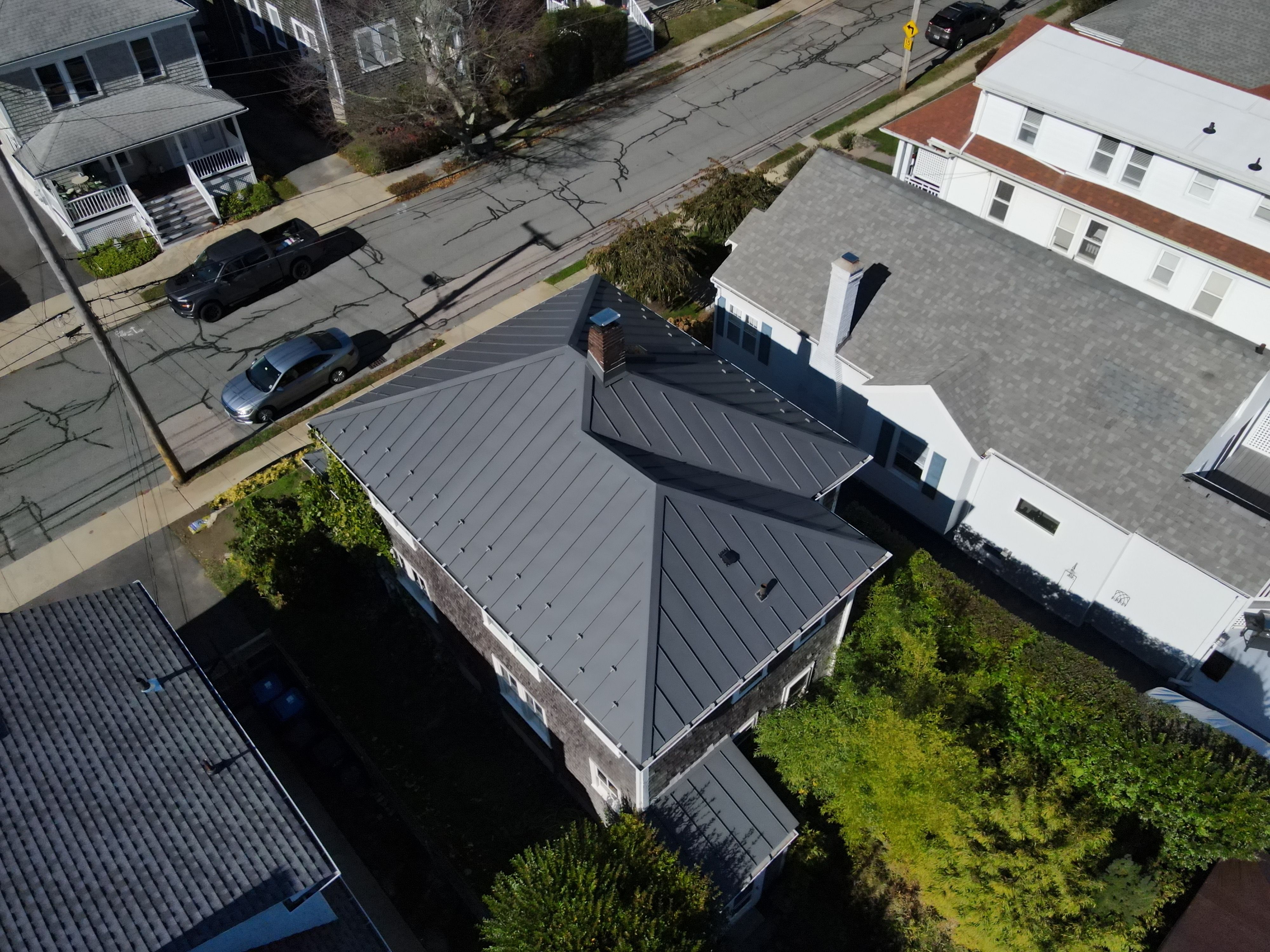 Newport Residence - Standing Seam Metal by Rinaldi Brothers