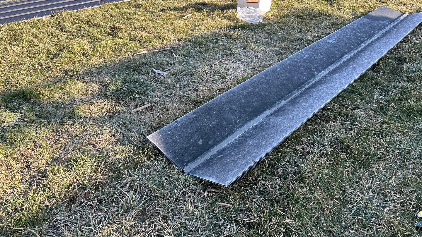 Residential Roofing Installation using Performance Panel Metal - Frost Black by RoofX 