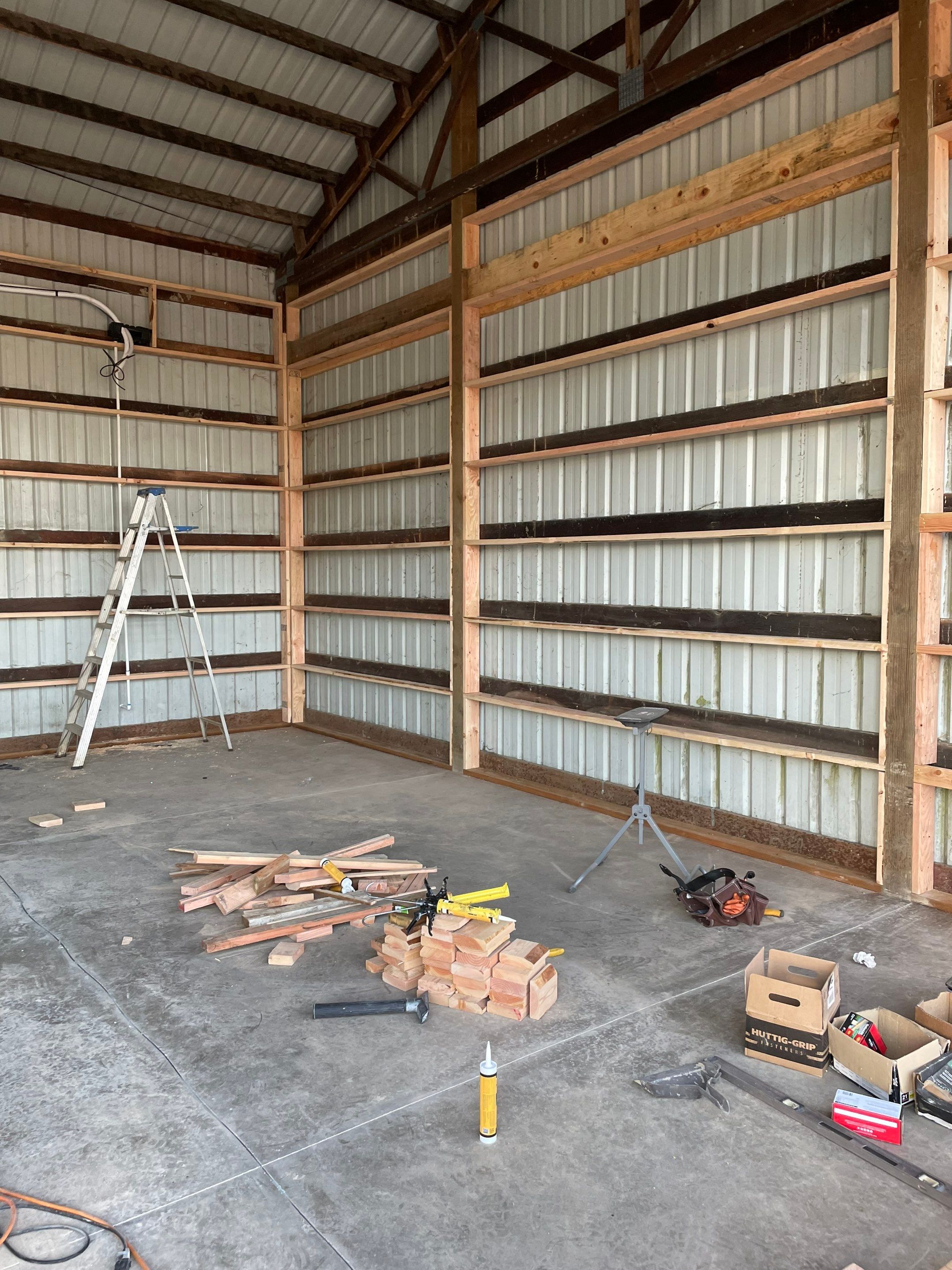 Warehouse Enclosure and Patio Cover Build by Villegas Remodeling, LLC