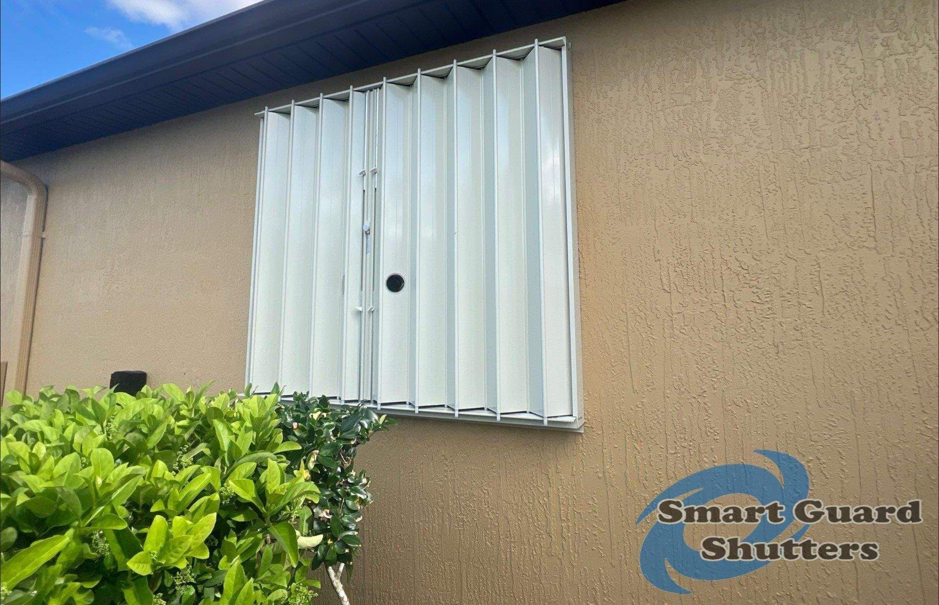 Hurricane Protection in Ivory by Smart Guard Shutters