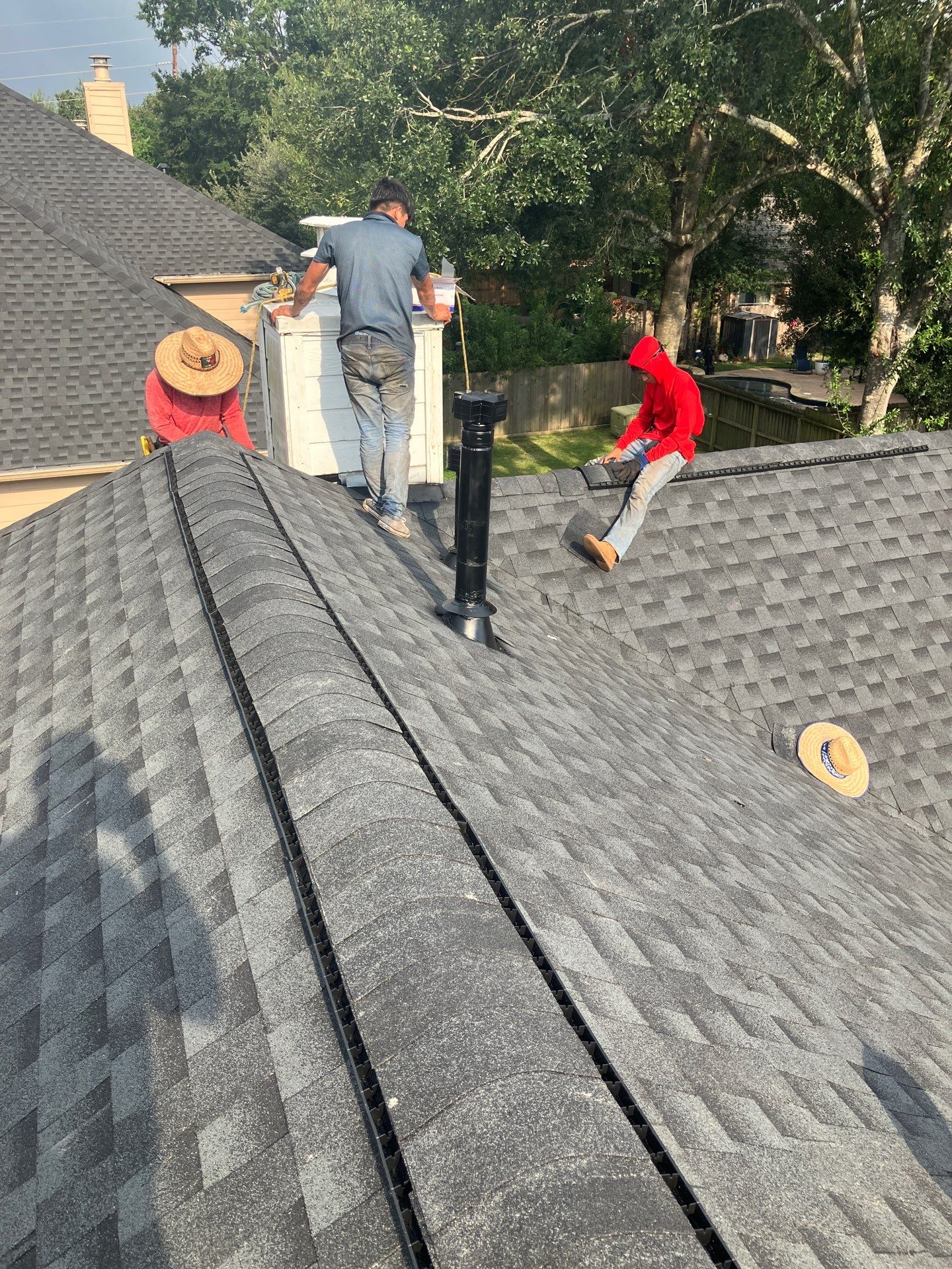 Project in Spring by Royal Crown Roofing 