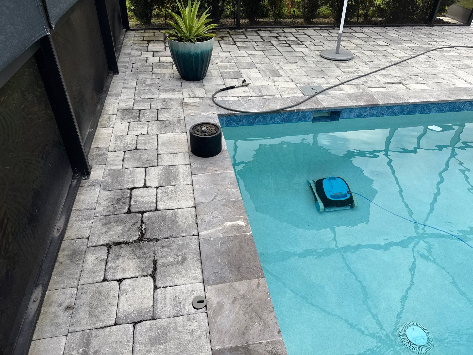 Paver Pool Deck & Screen Enclosure Cleaning – North River Ranch, Parrish, FL by Sunshine AquaWash