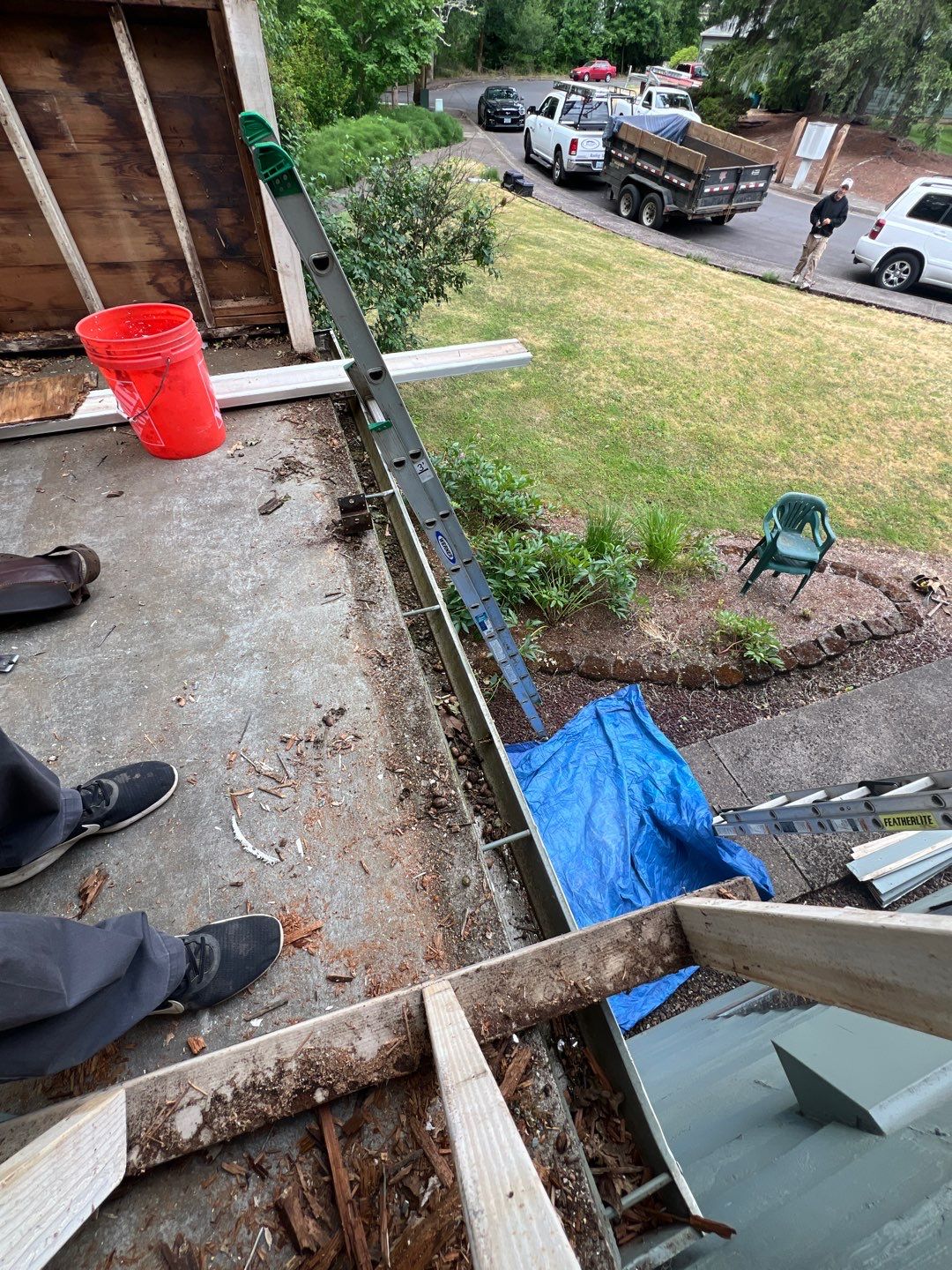 Residential Deck Replacement  using Certainteed Flintlastic SA Cap by Orezona Building & Roofing Company, Inc.