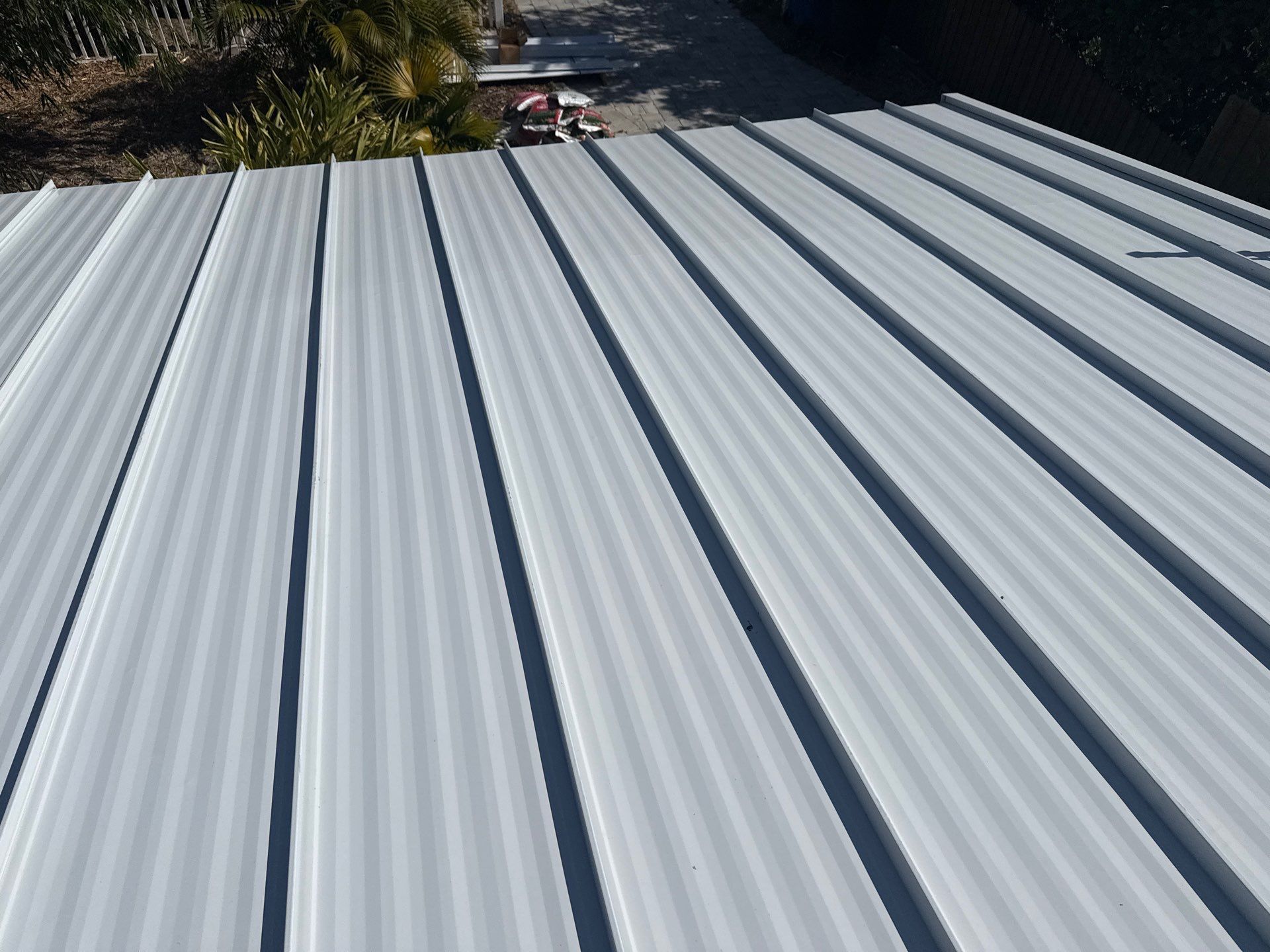 Polar White Standing Seam by Reimagine Roofing