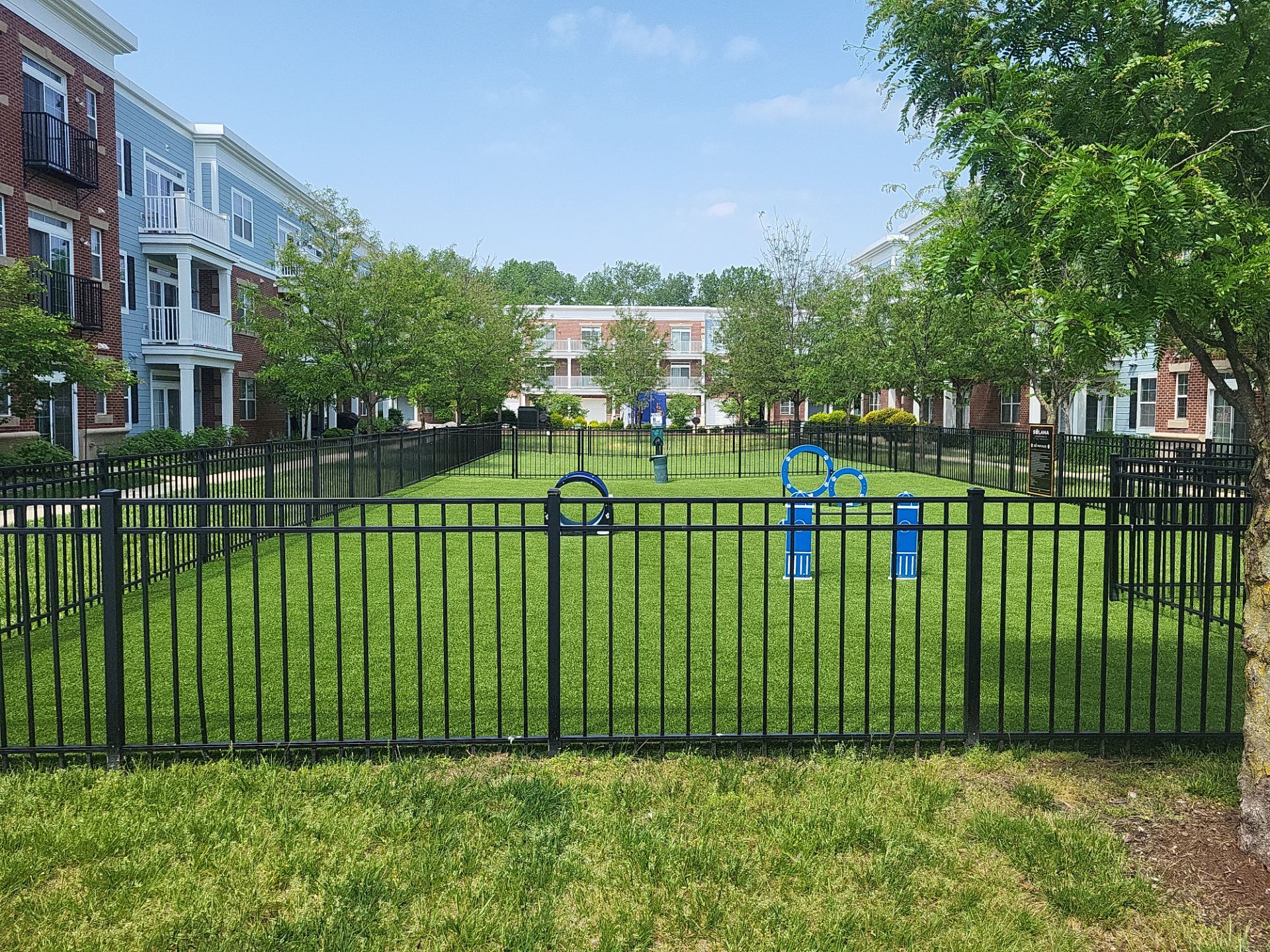 Apartment Pet Park Turf Renovation and Mini Personal Pet Yards @ Solana Apartments by Southwest Greens Midwest