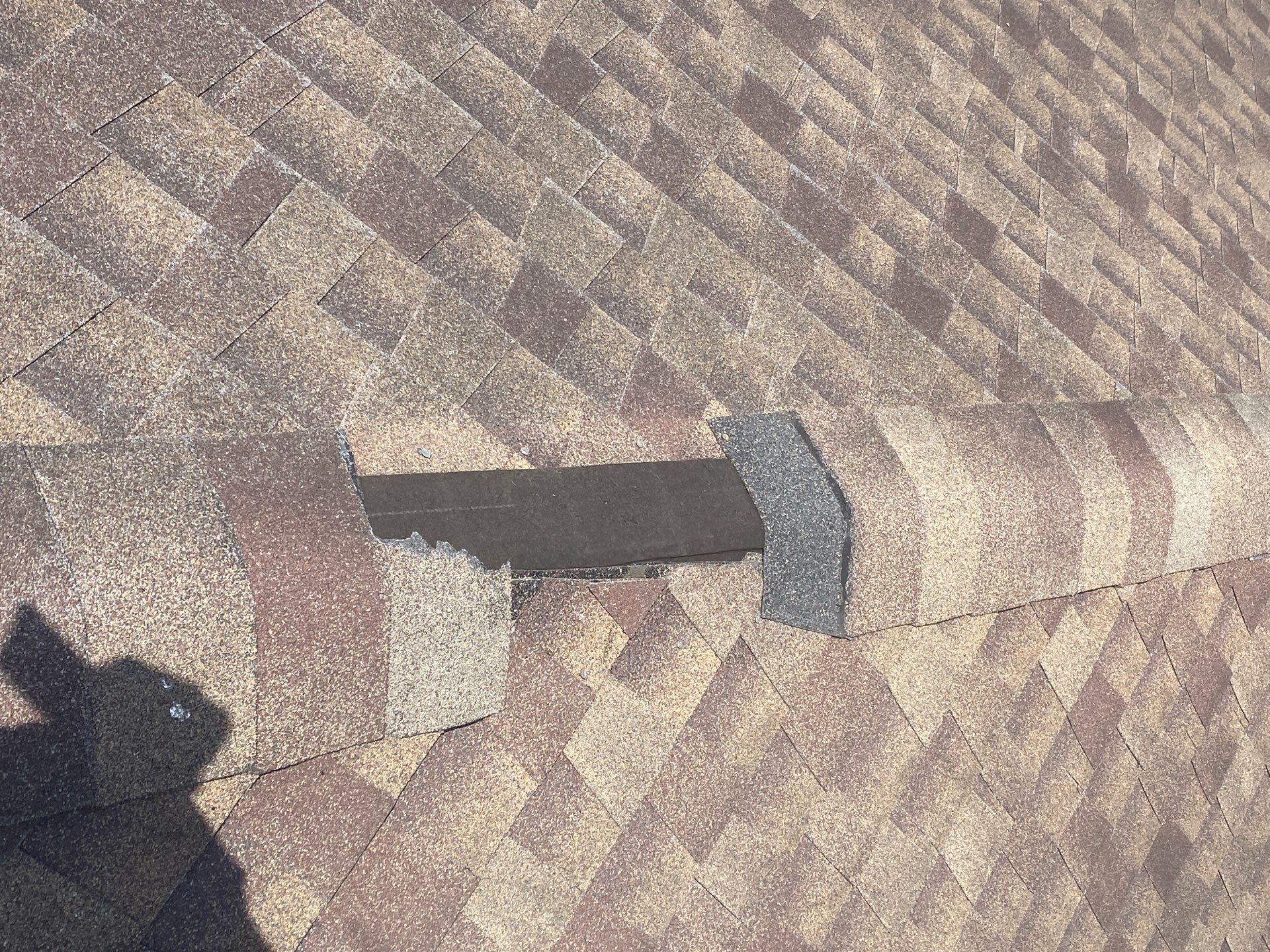 Hail Damage using Owen's Corning Duration (Lifetime) Shingles by Roof Repair Company