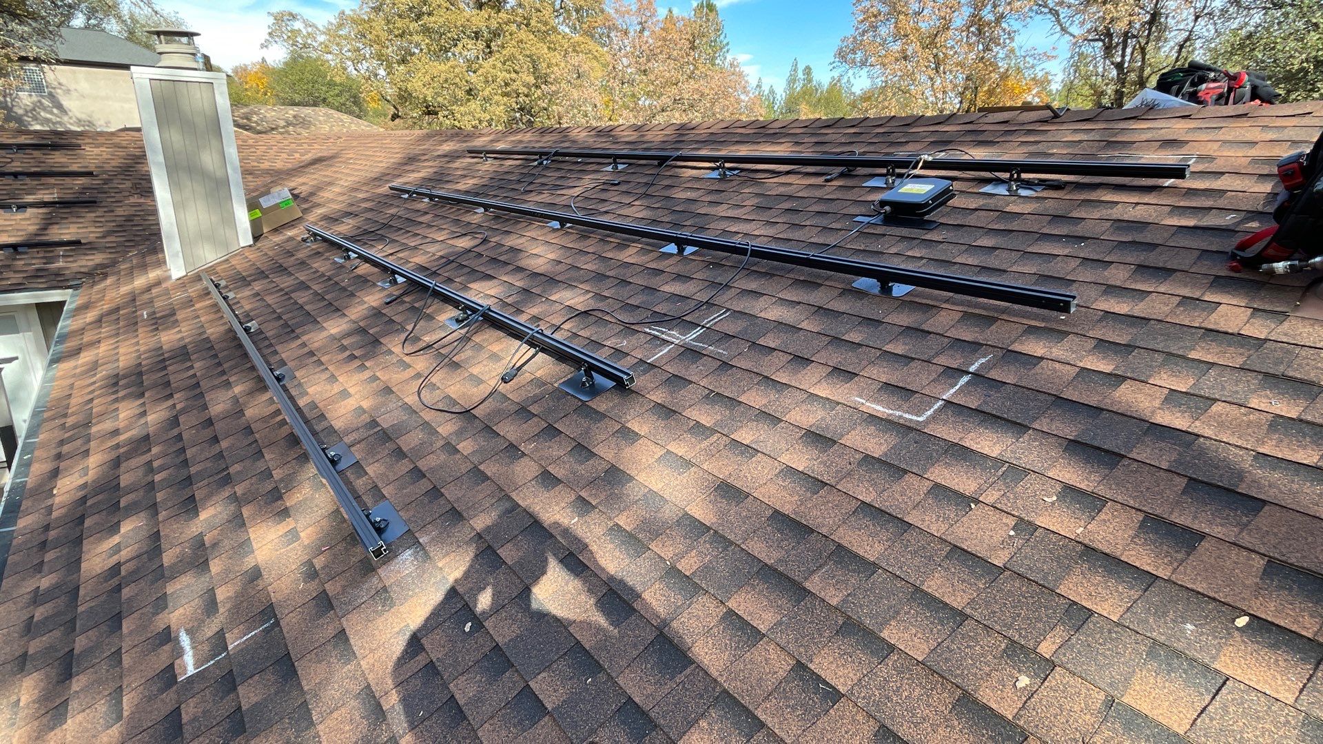 Solar Panel Installation using Solar Panels by Byers Enterprises 