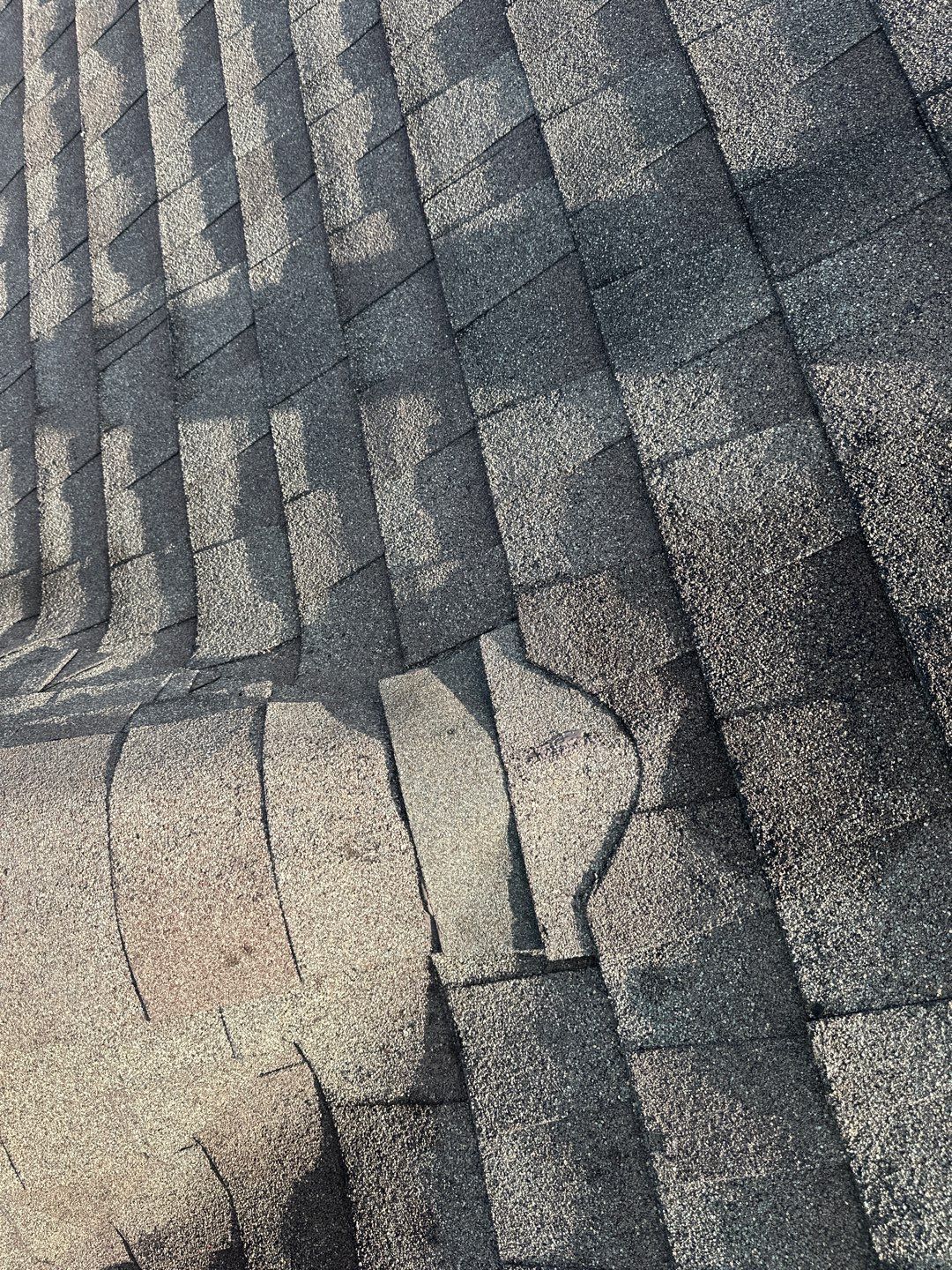 Hail Damage using Owen's Corning Duration (Lifetime) Shingles by Roof Repair Company