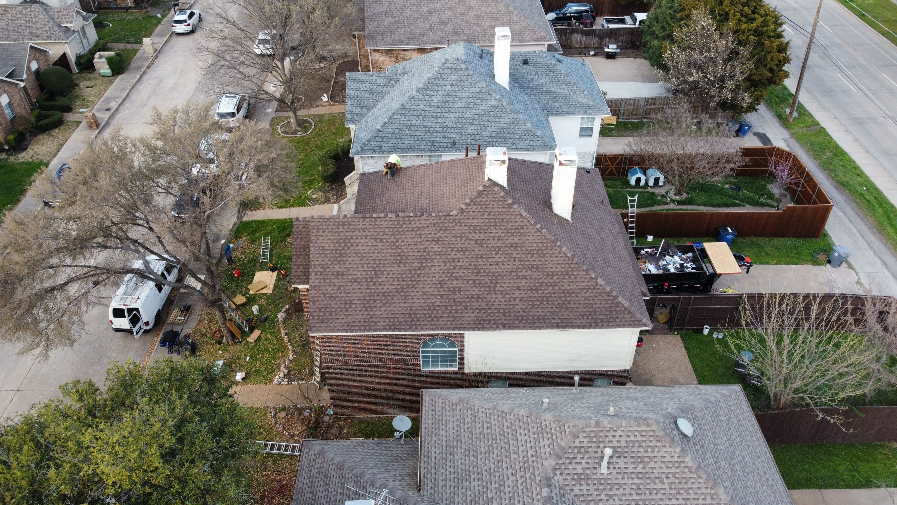 Project in Dallas by Zeus Exteriors