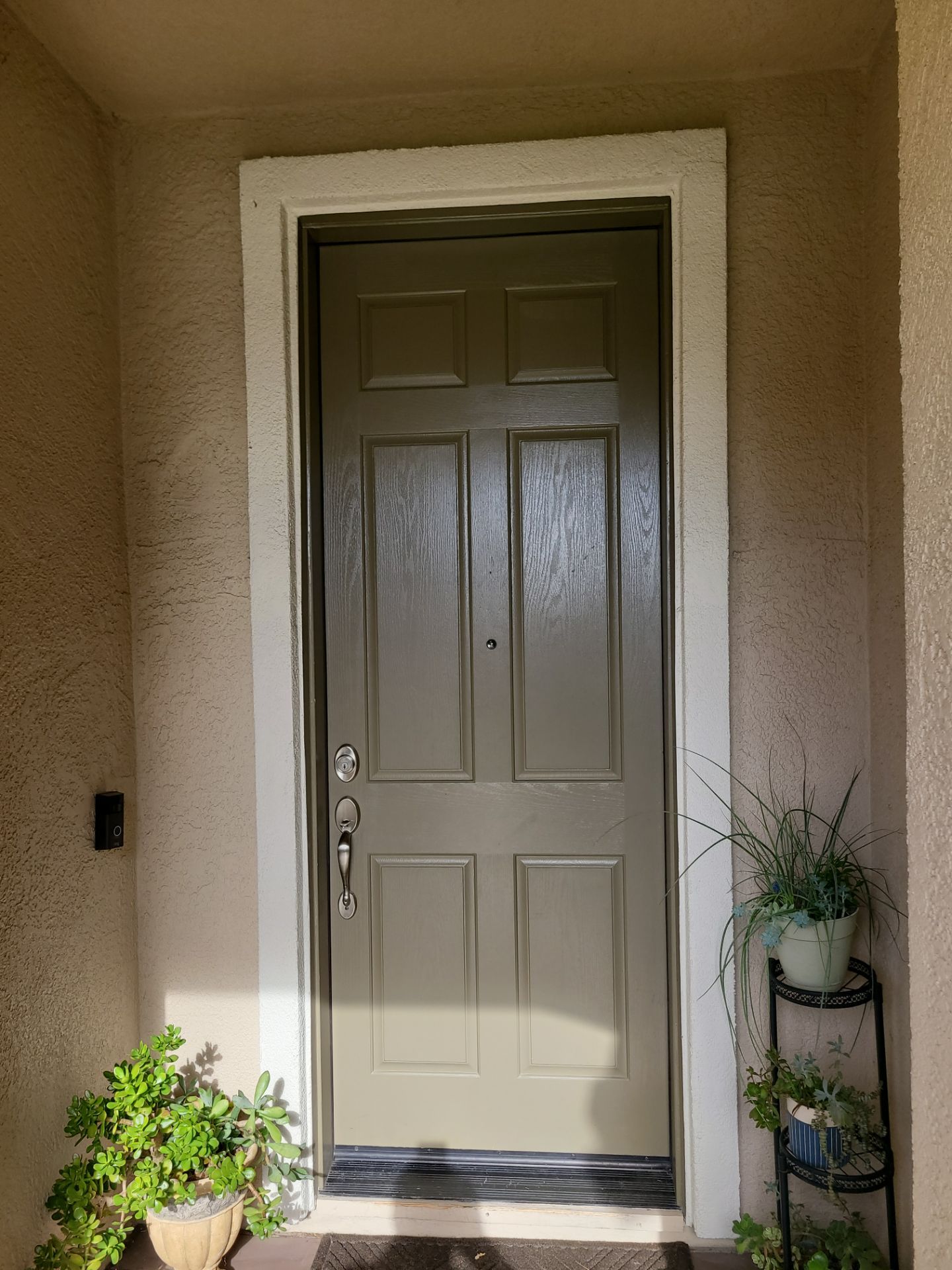 Security Door Installation/ Foam Pop Out by McCray's Handyman, Inc.