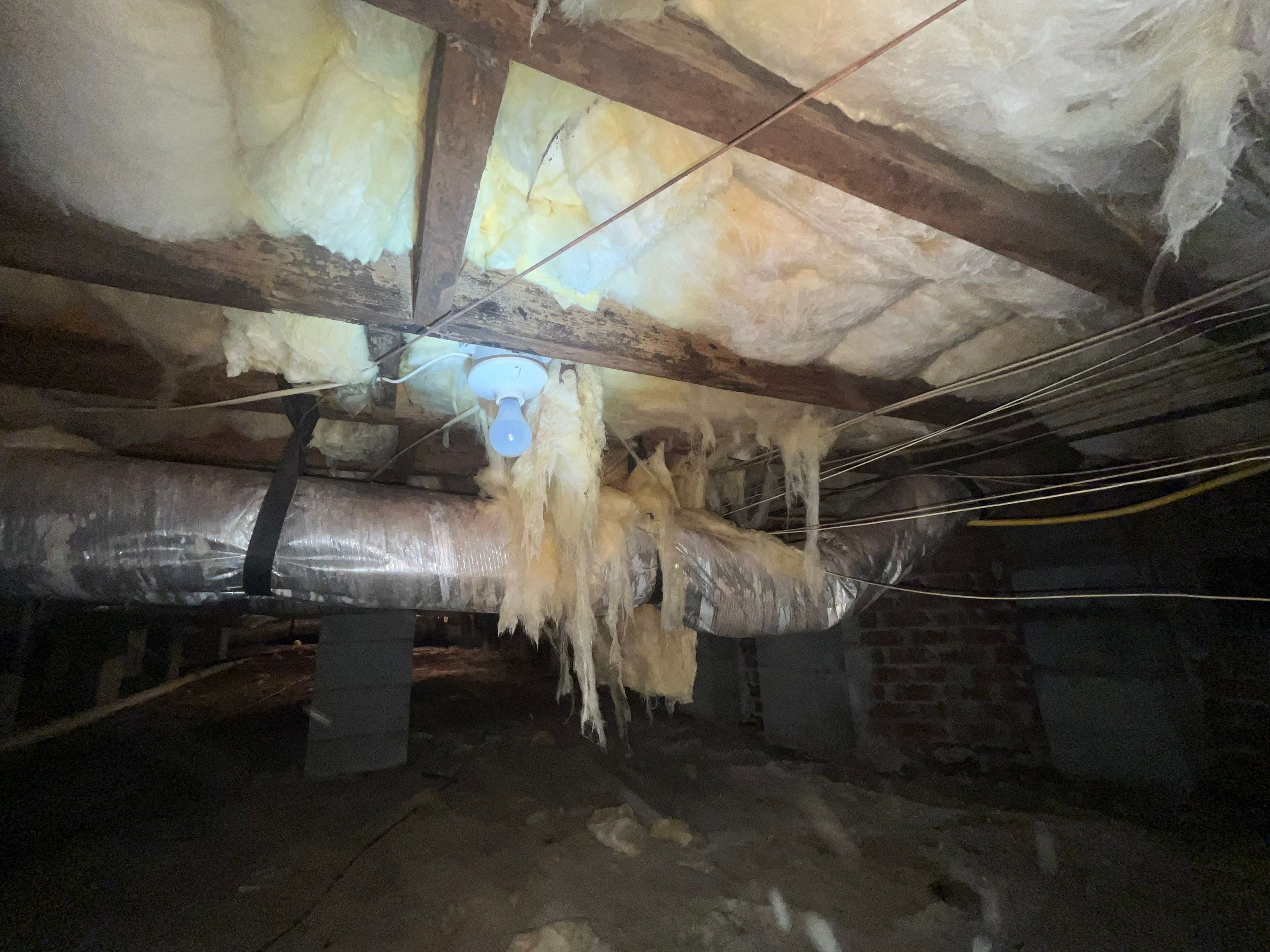Dehumidifier and Moisture Barrier install with Structural repairs. by Impact Crawlspace