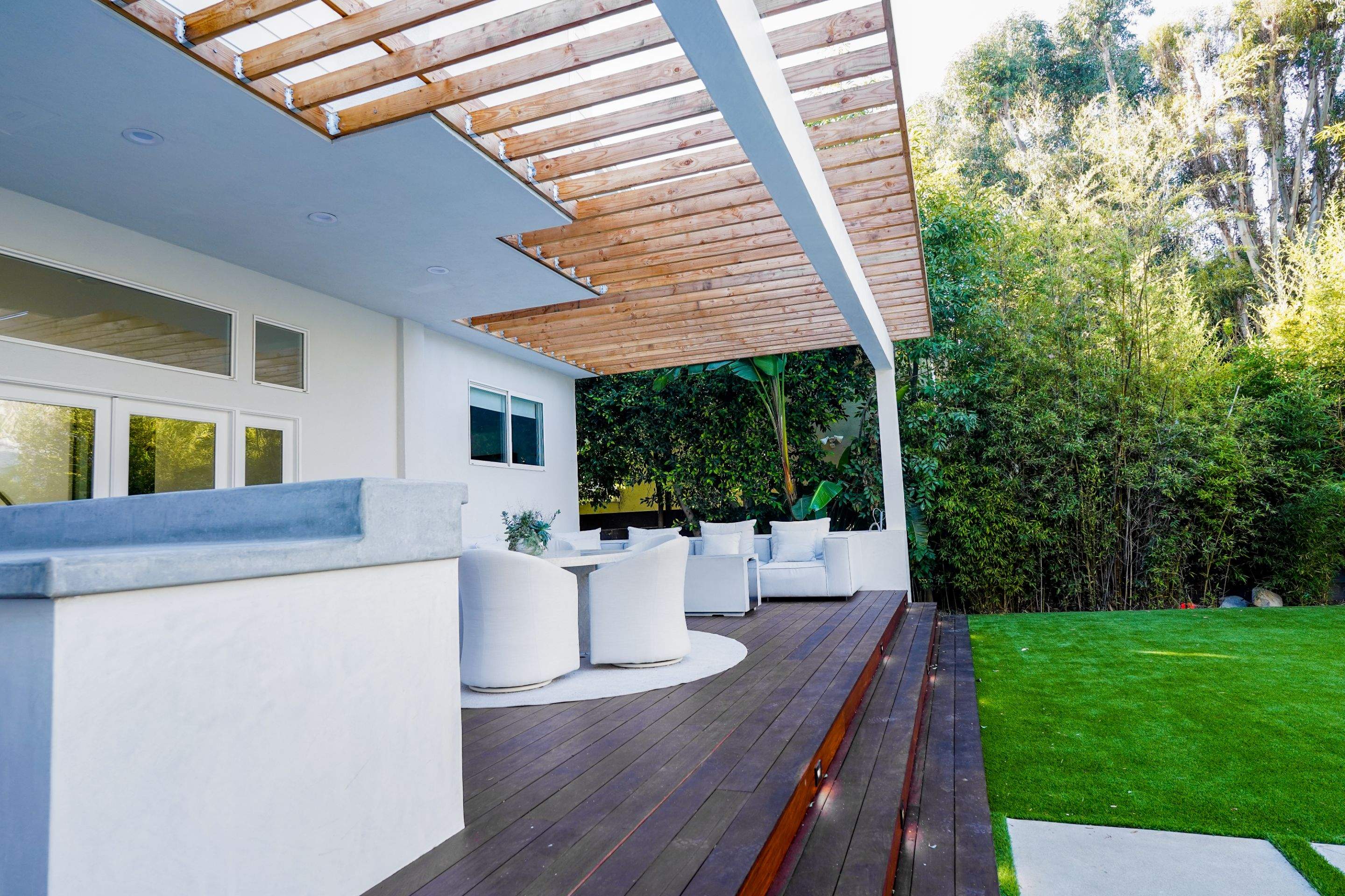 Northfield Complete Backyard & Trellis by Lax Home Inc 