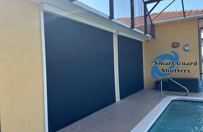 Motorized Ultrashield Hurricane Screen