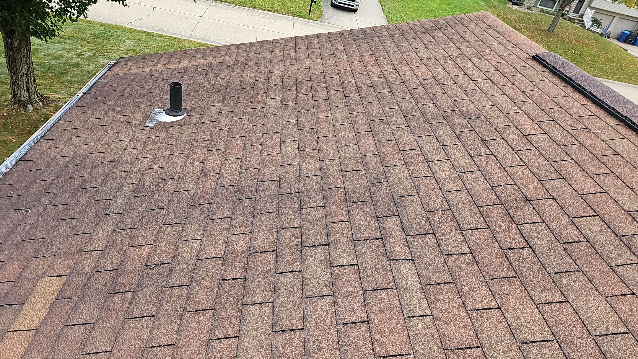 ATLAS PINNACLE COLOR: HEATHERBLEND DRIP EDGE: MUSKET BROWN by Eagle Eye Roofing