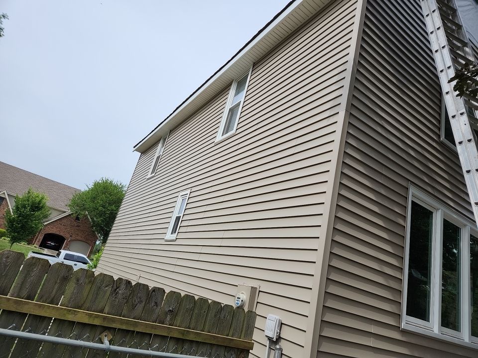 All New Craneboard D7 siding and New prefinished front door   by EEC  Windows, Siding & Roofing 