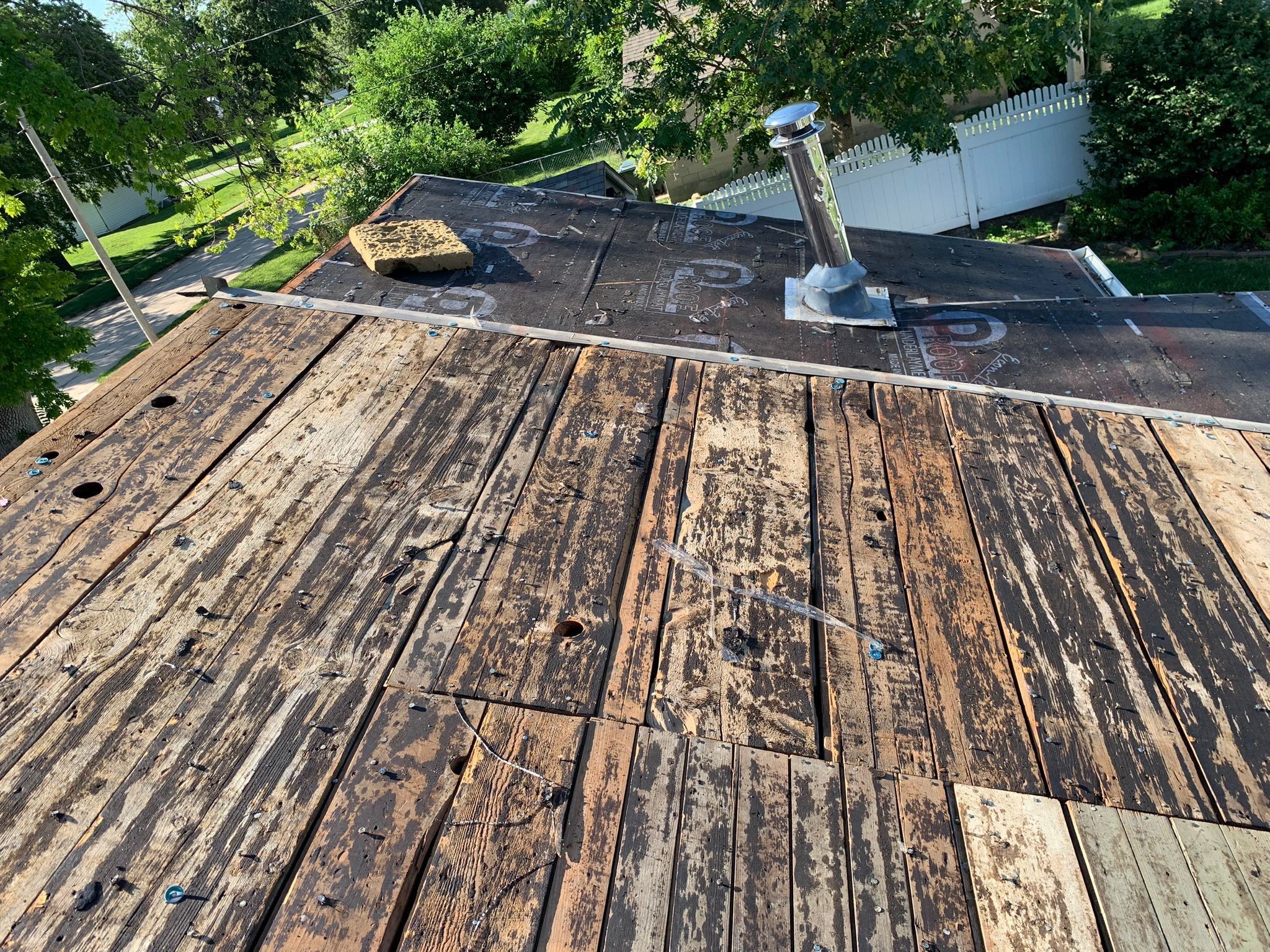 Residential Roofing Installation using Owens Corning Duration Colonial Slate by Lightning Exteriors