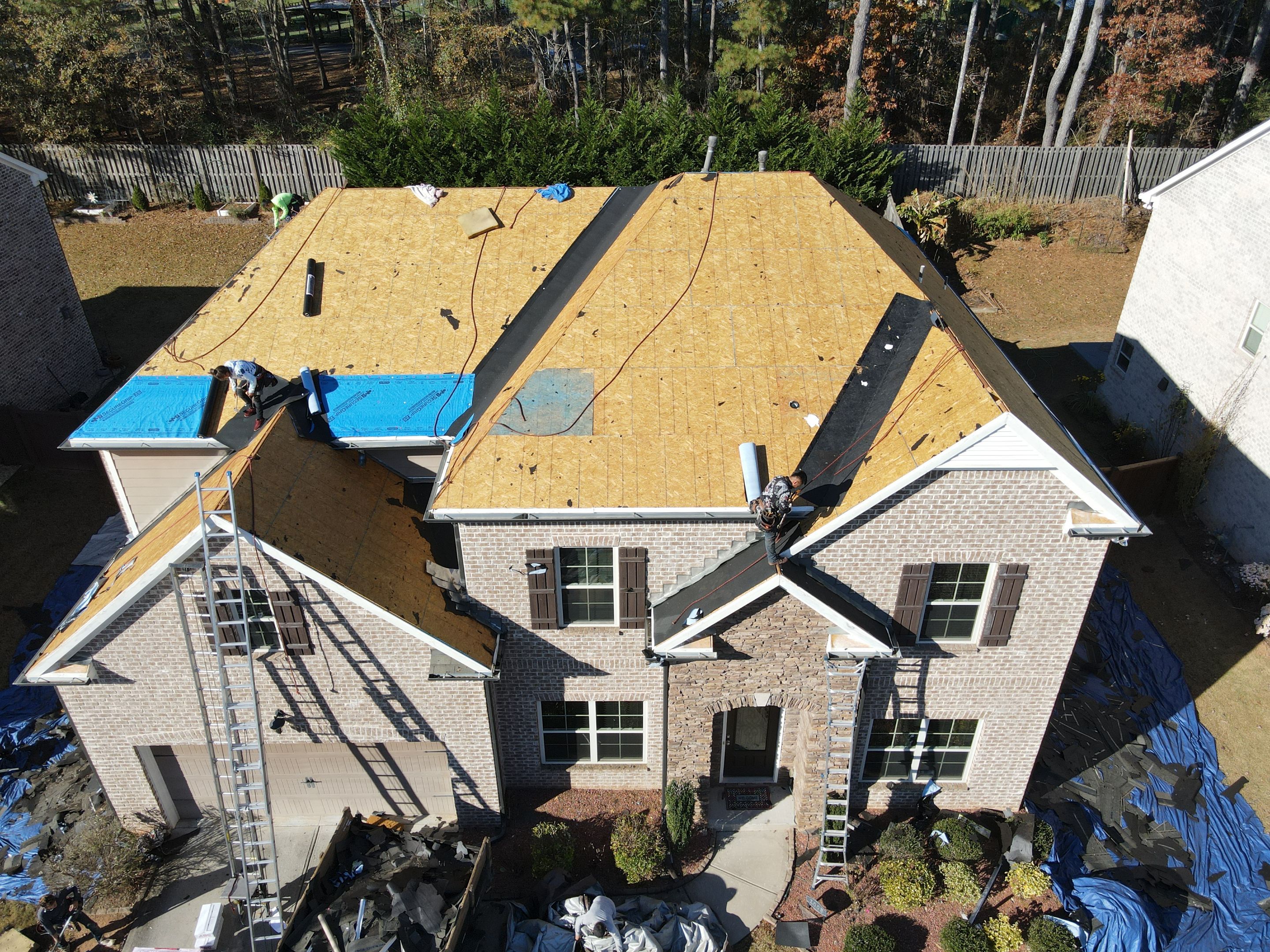 Residential Roofing Installation using Owens Corning by Inspector Roofing and Restoration