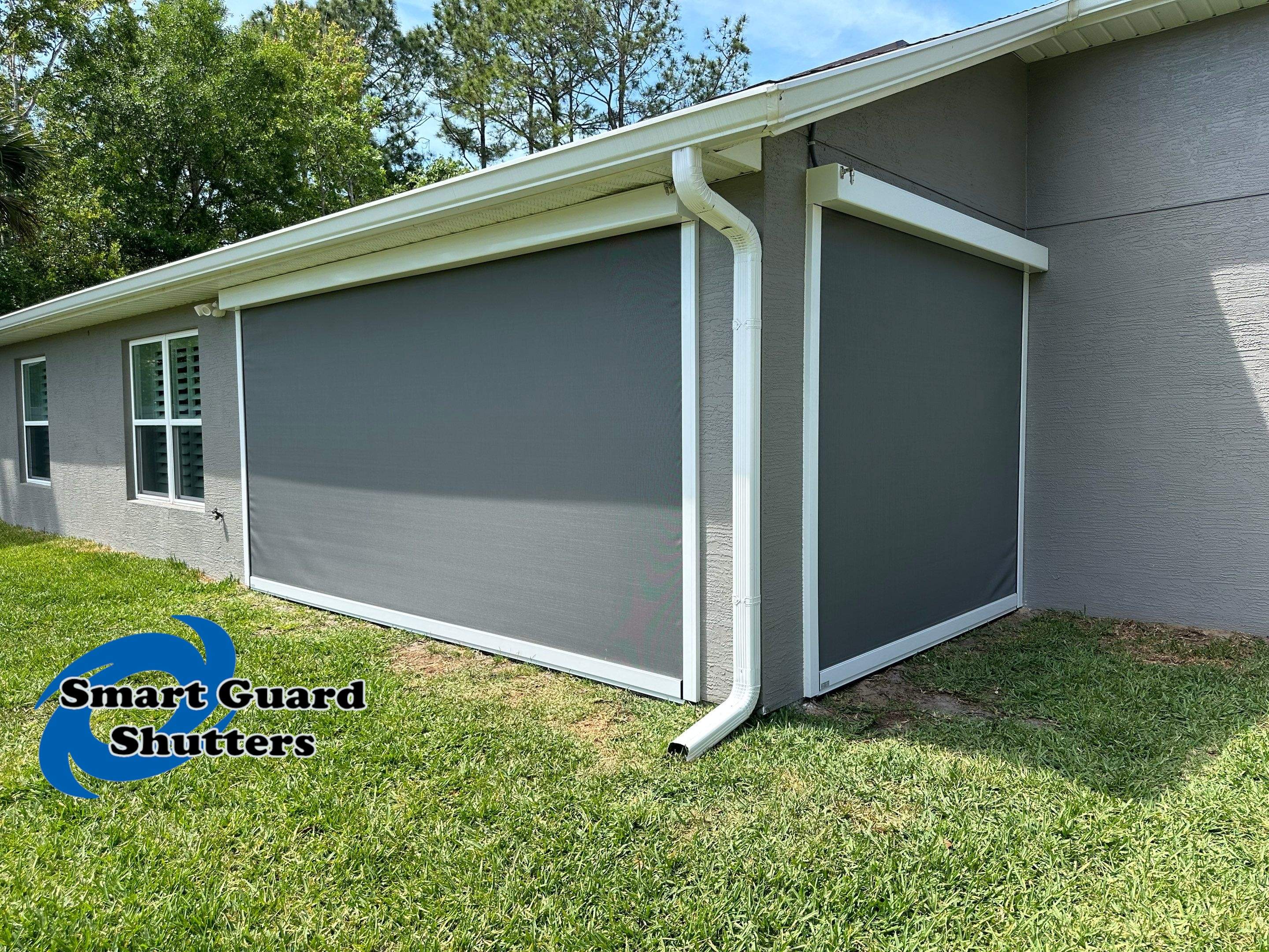Ultrashield Hurricane Screen - Motorized by Smart Guard Shutters