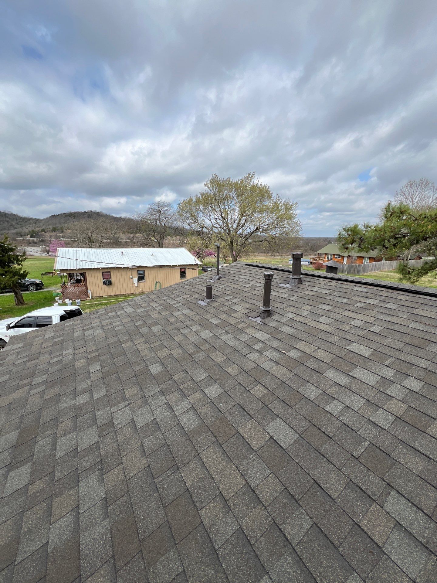 Roof replacement in Crowder, OK. by In & Out Construction & Remodeling, LLC