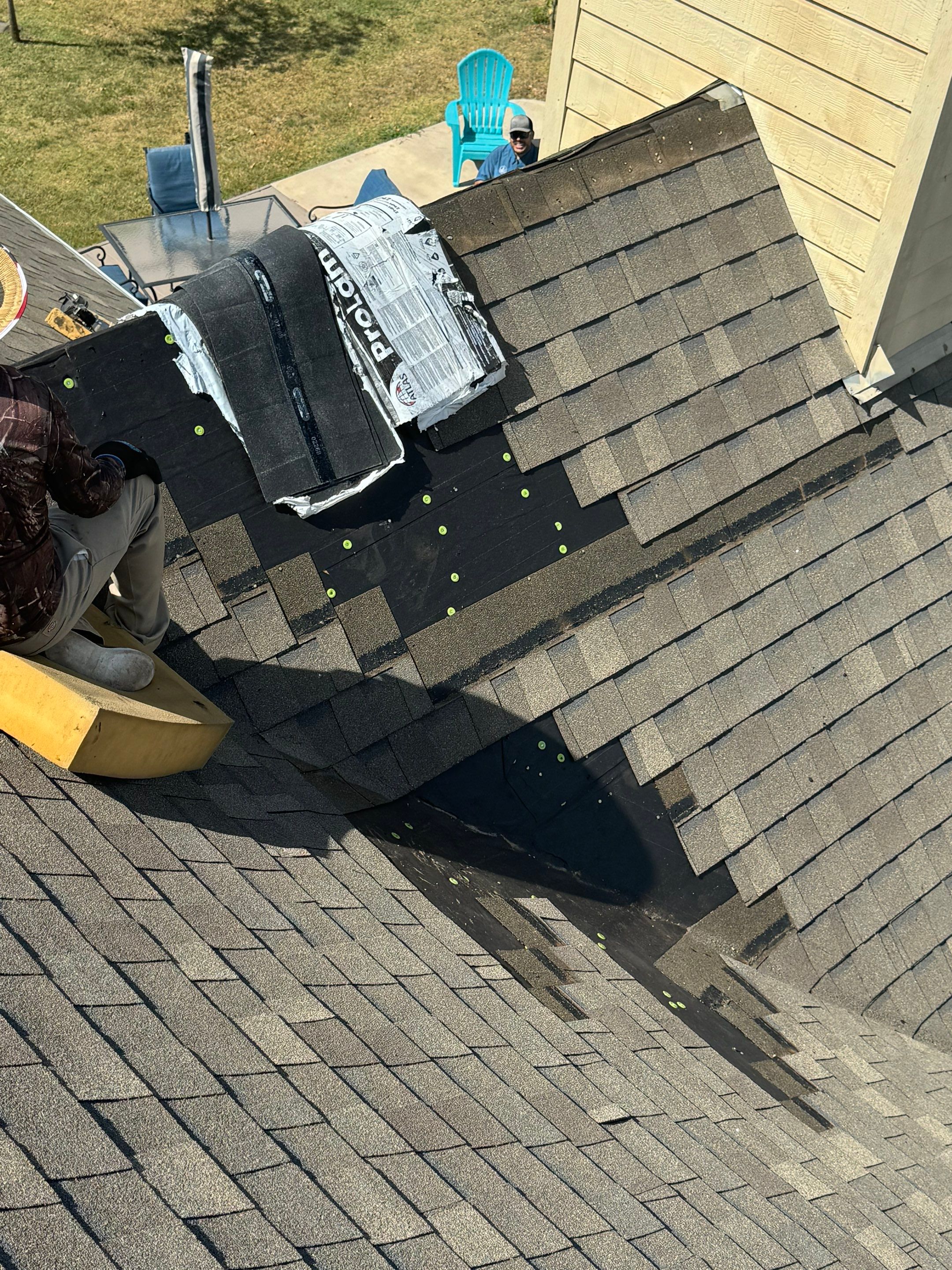 Residential Roofing Repair using Various Roof Repair Materials by Harvey Roofing & Construction