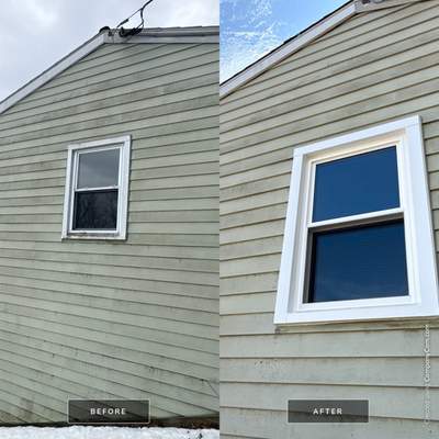 Double Hung Before and After Pictures