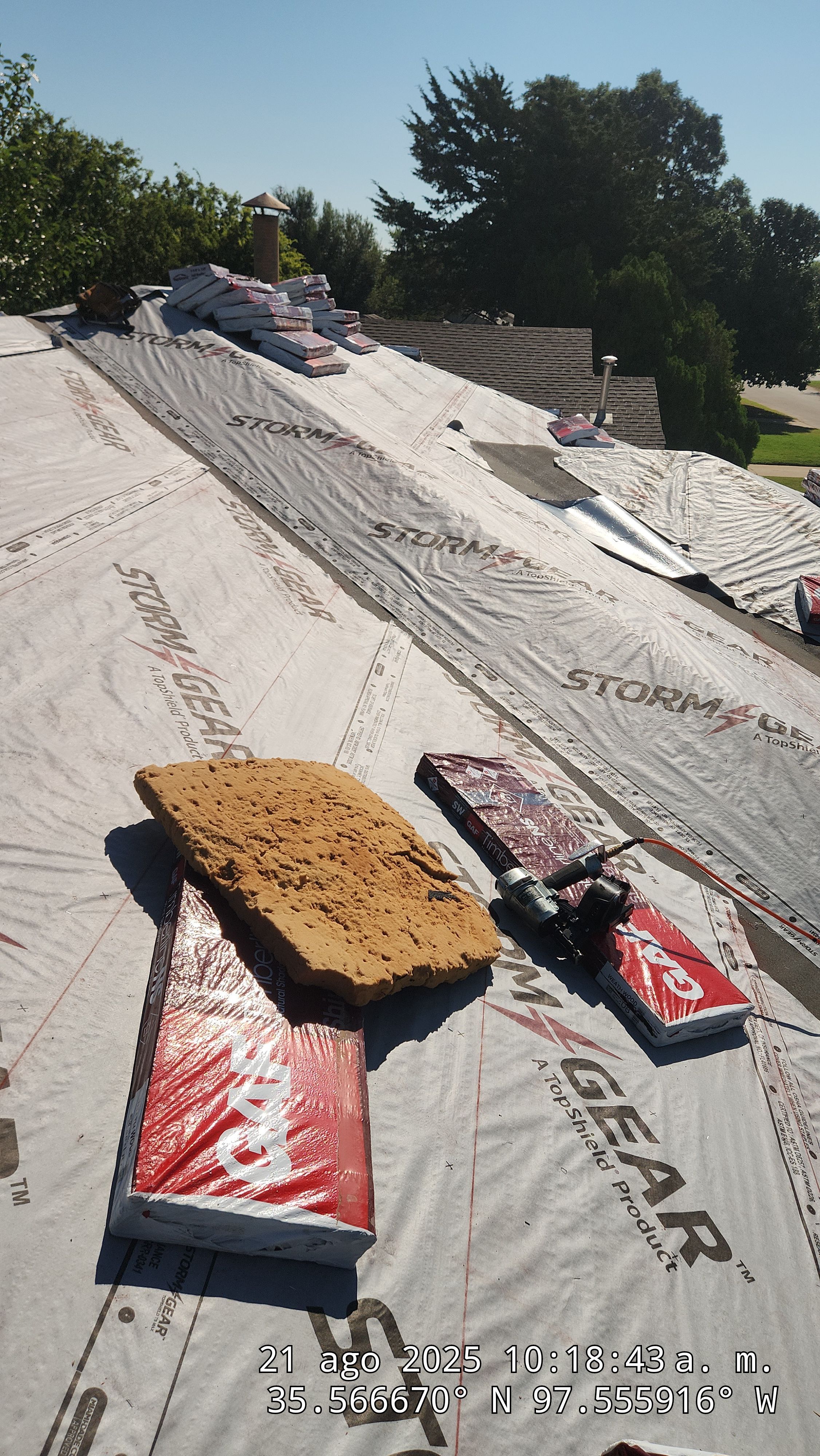 Residential Roofing Installation using GAF by Castillo Roofing