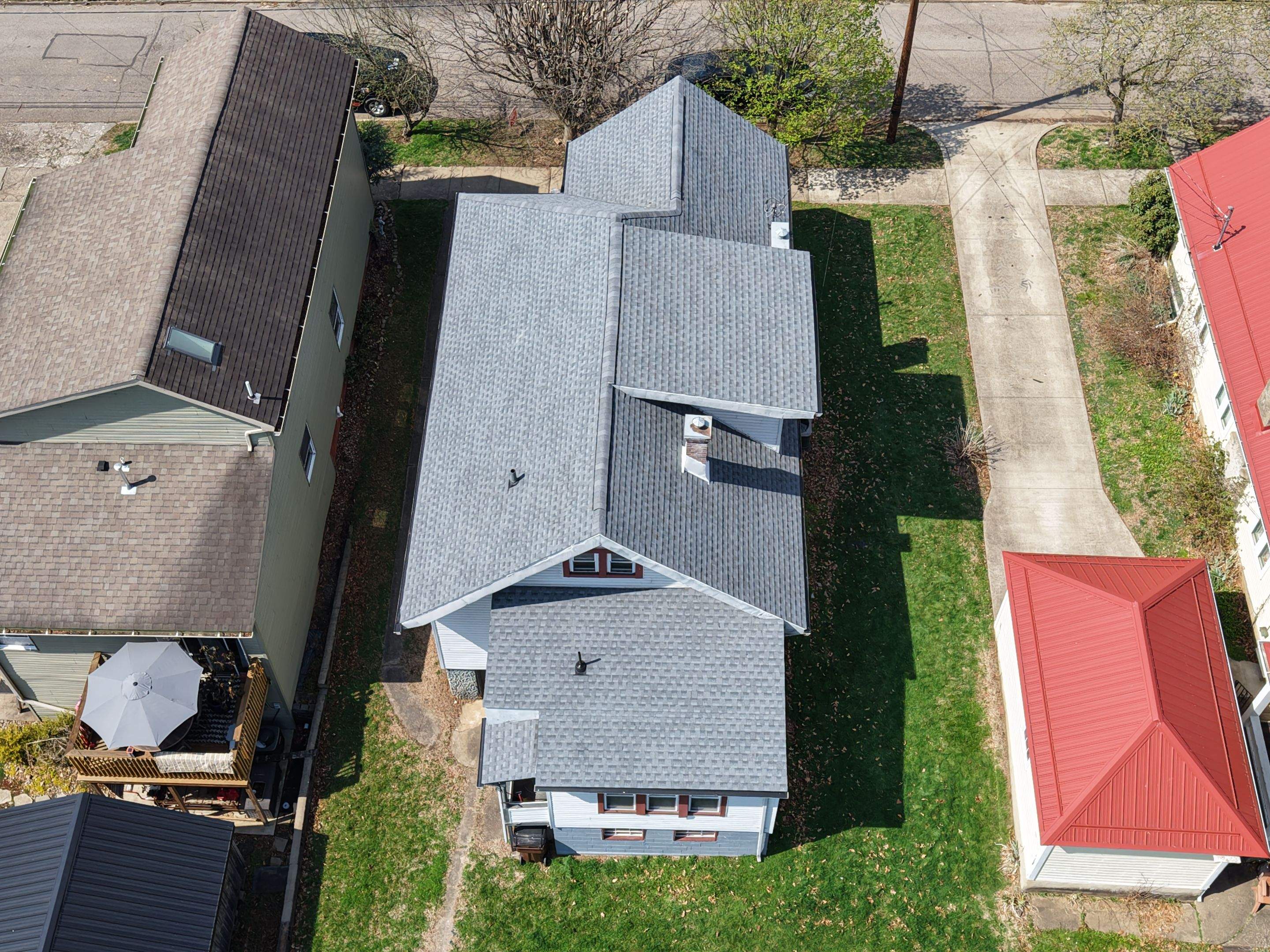 Residential Roofing Installation using GAF Timberline HDZ Oyster Grey by Rainstoppers Roofing