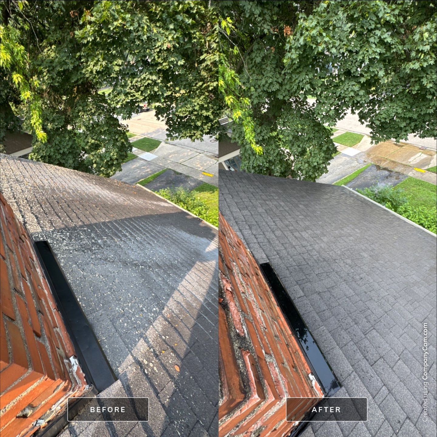 Project in Crystal Lake by Simmons Power & Soft Washing