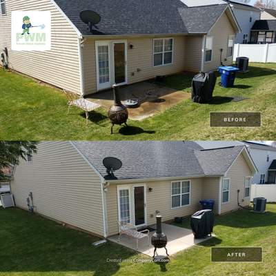 House Wash using cleaner