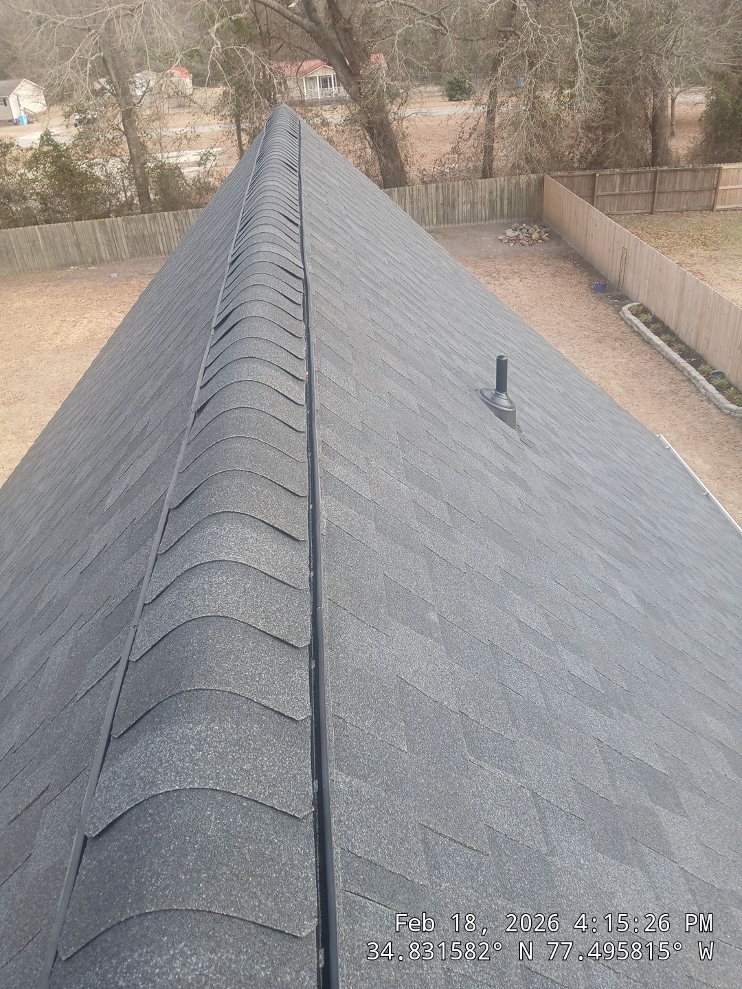 FORTIFIED Roof Installation in Jacksonville NC | CertainTeed Landmark AR Charcoal Black Shingles by RGR Construction and Roofing, LLC