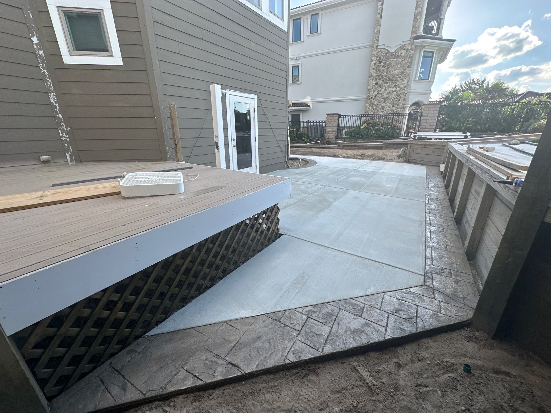 Project in Virginia Beach by Sam The Concrete Man Virginia Beach