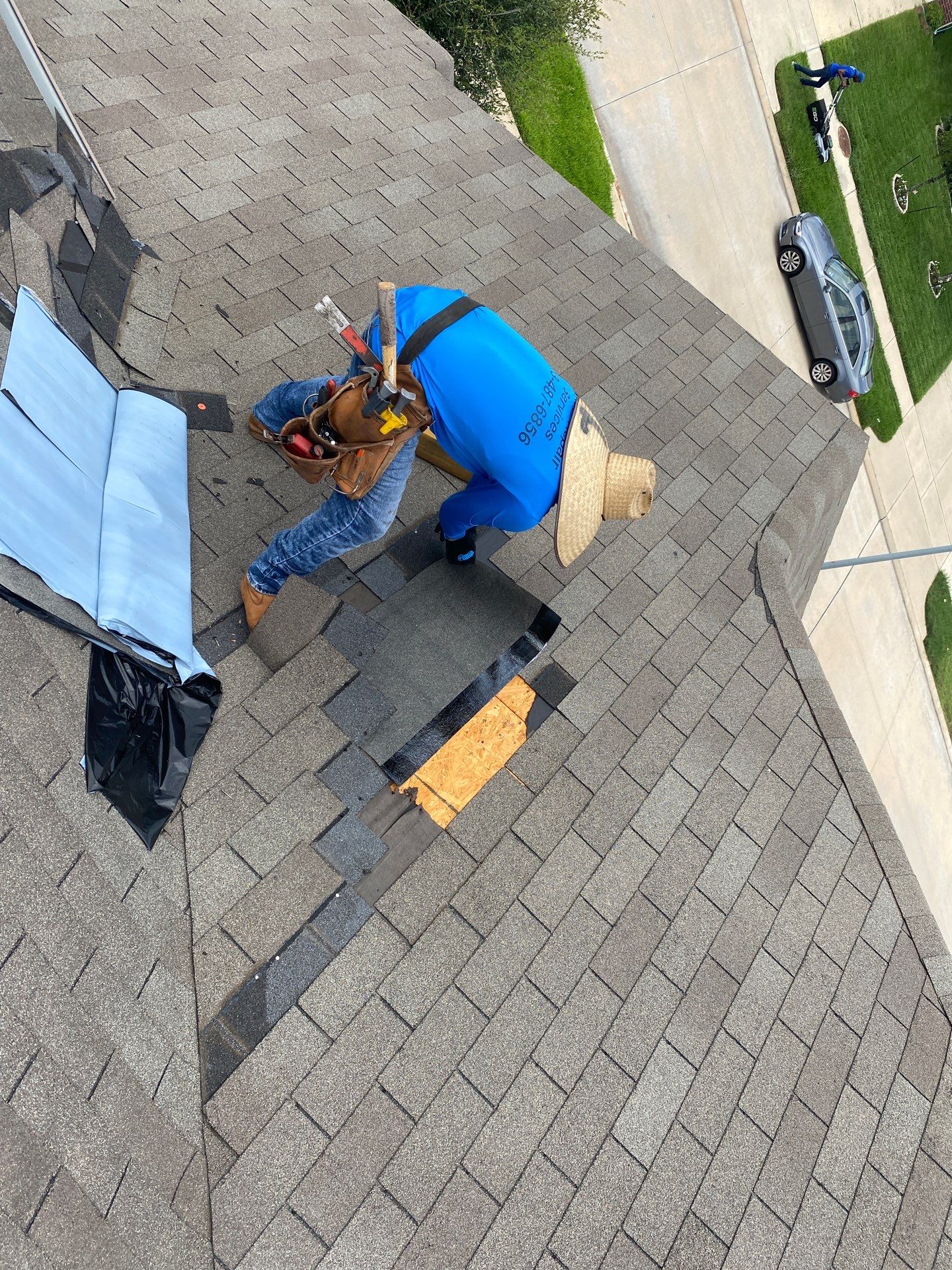 Residential Roofing Repair using Owen's Corning Duration (Lifetime) Shingles by Roof Repair Company