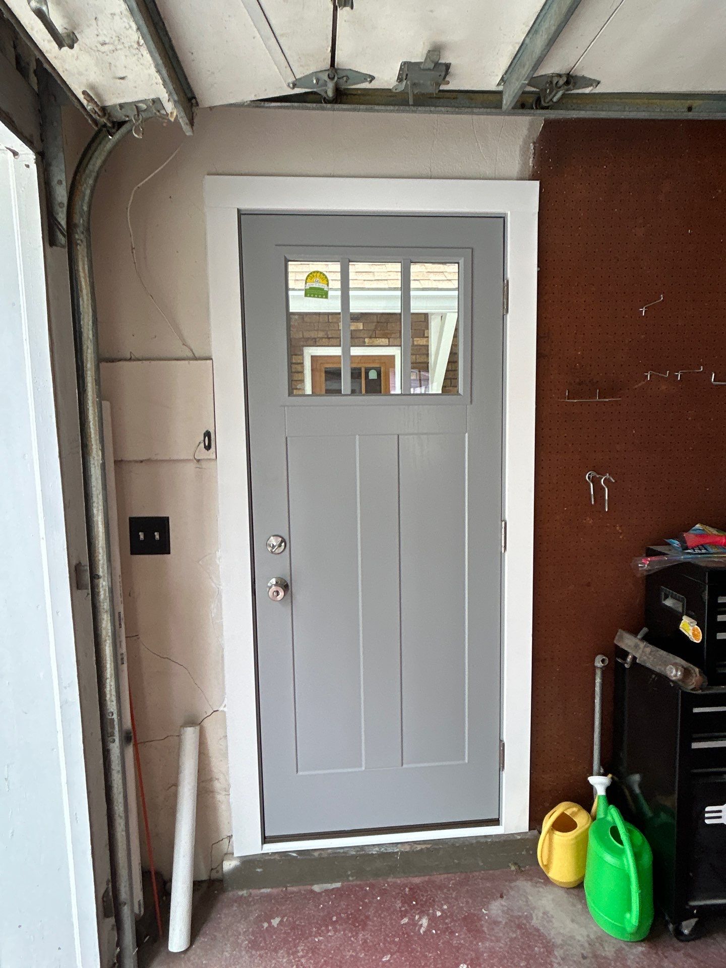 Replacing an Entry Door with a Pella Door by United Windows and Siding LLC
