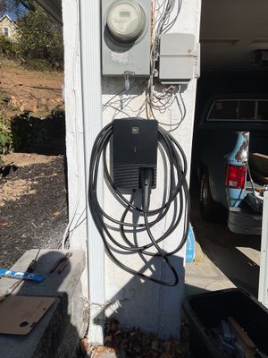 EV Charger, GFCIs & Ceiling Fan Boxes Installed