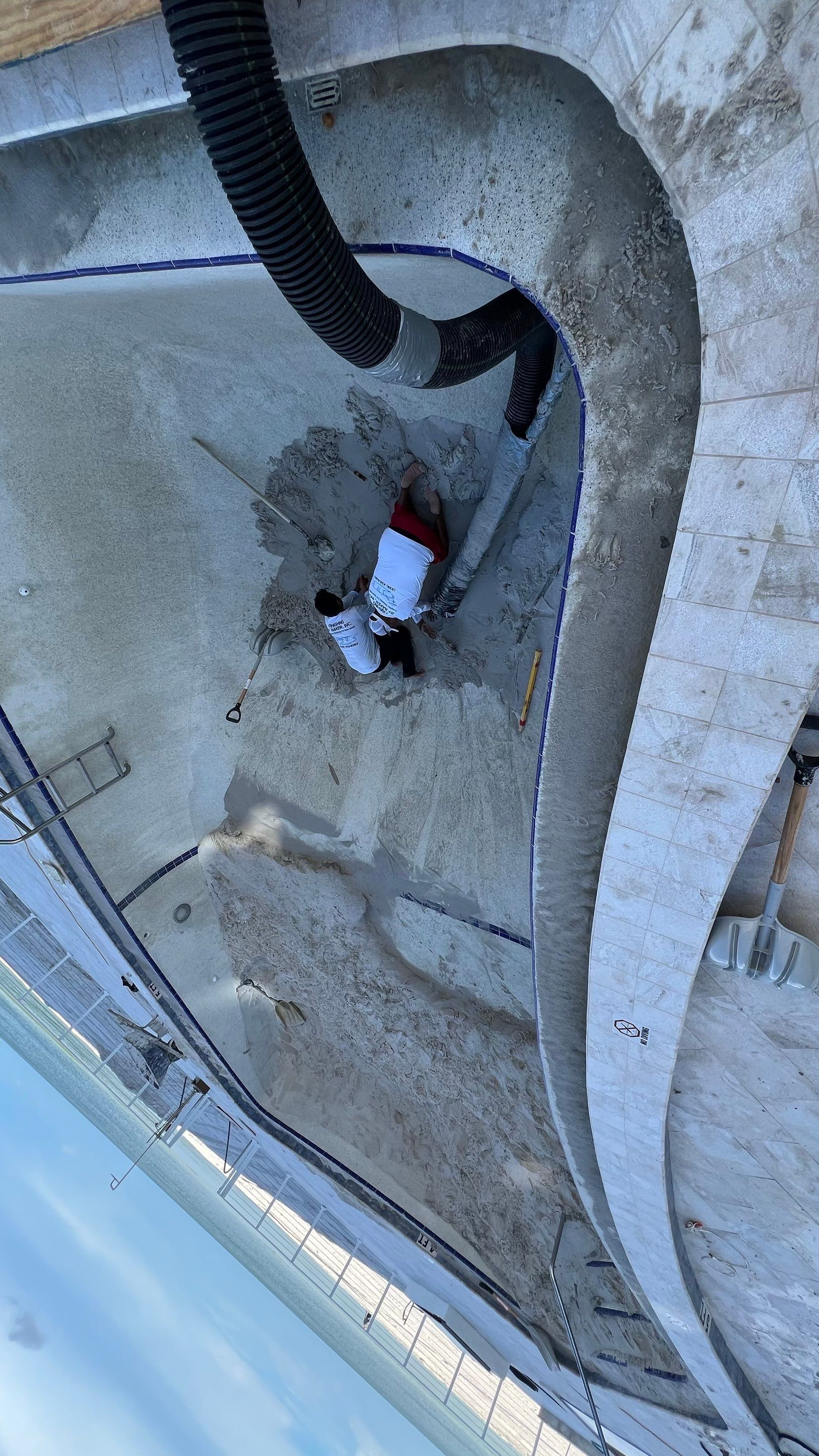 Naples Condo Pool Cleanout by APS Power & Water