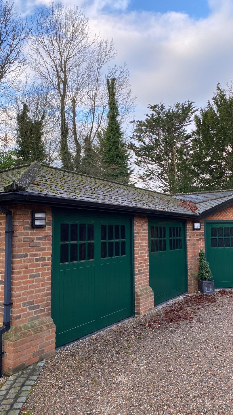 Garages Roof Cleaning using Honda 15lpm Low Pressure Washing Machine by Ges Exterior Cleaning ltd