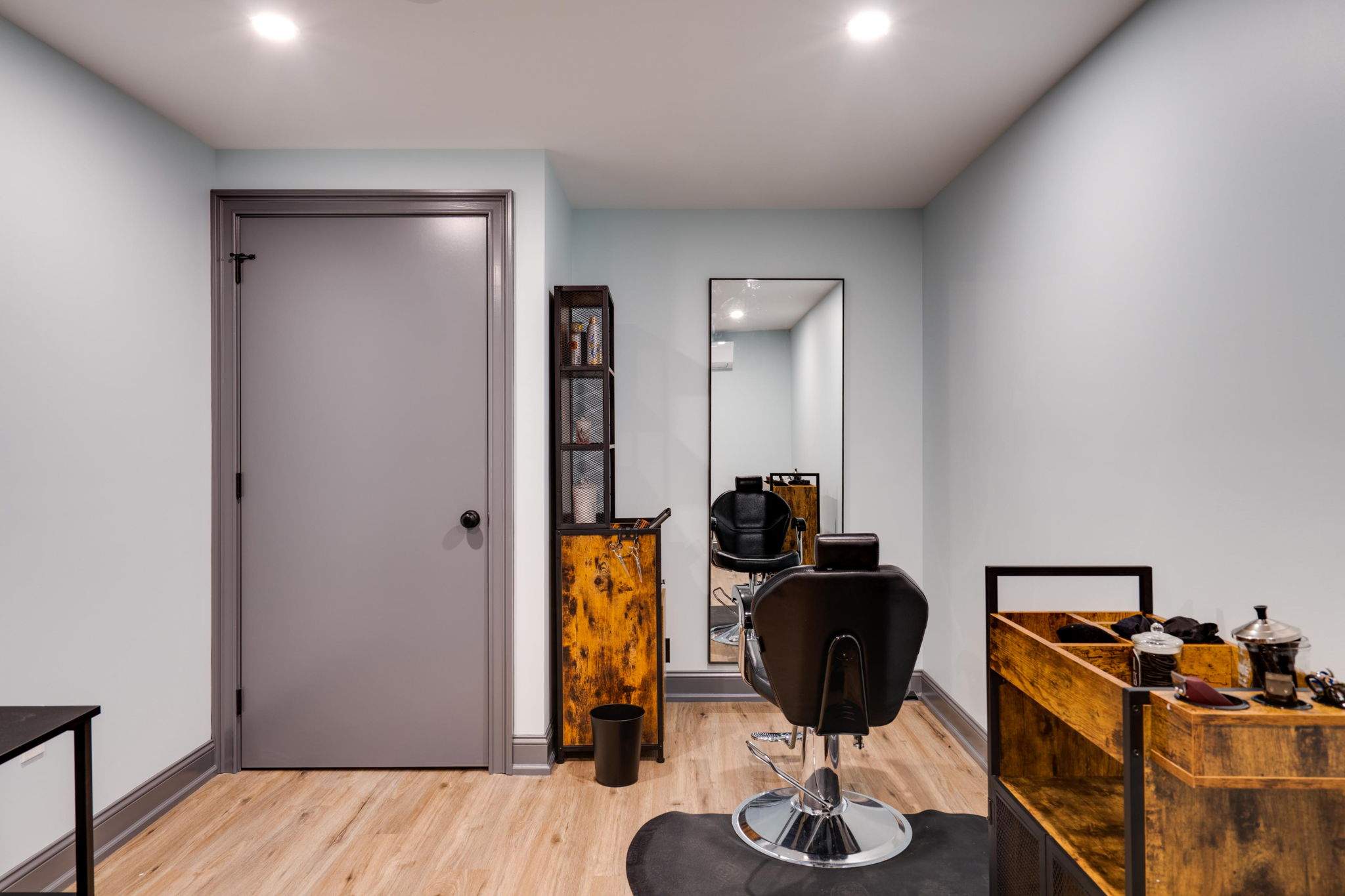 Basement Remodel using Open Ceiling at the Murphy's by MCL Carpentry and Construction